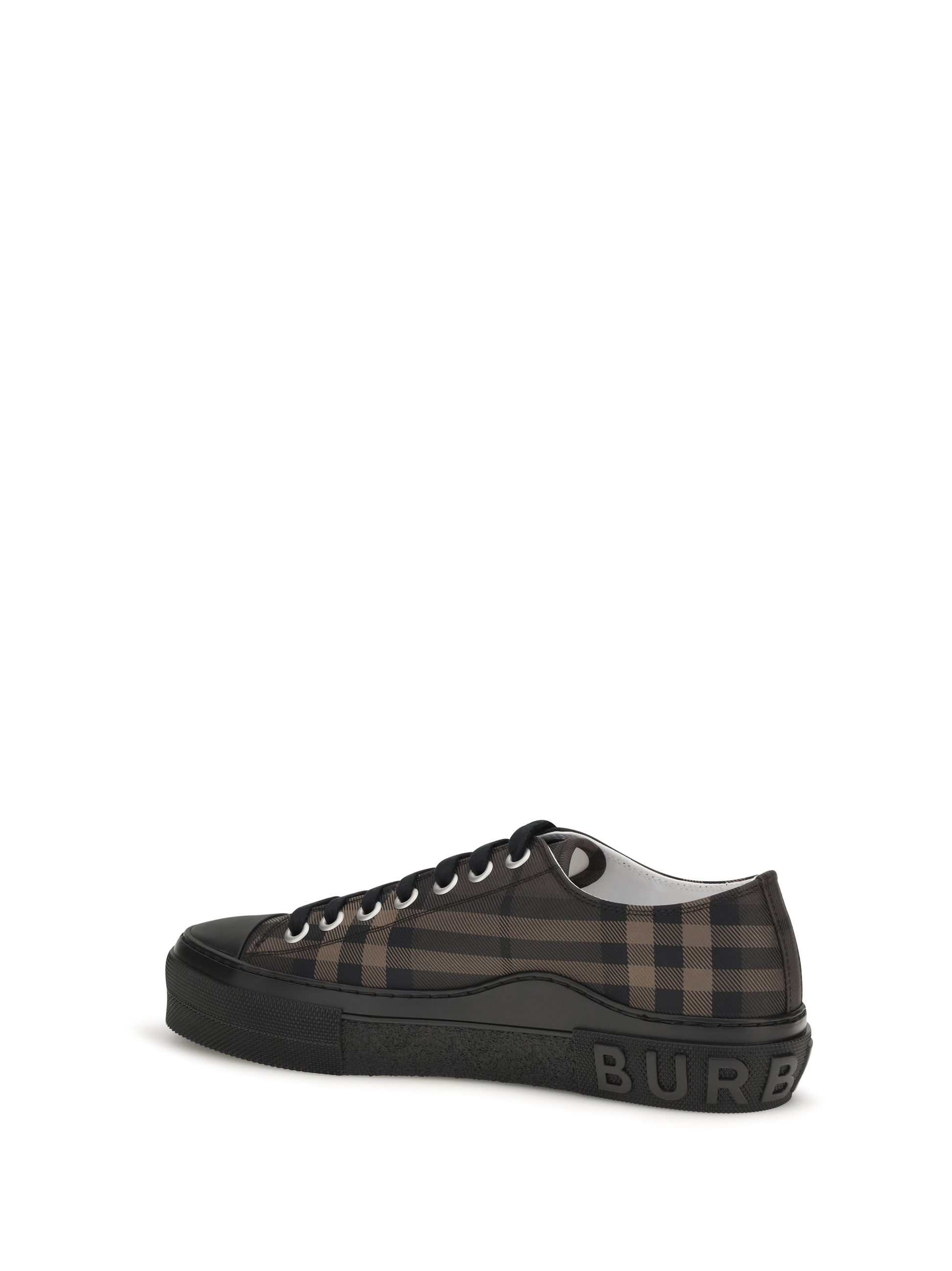 Burberry Men Jack Check Nylon-Blend Sneakers BURBERRY