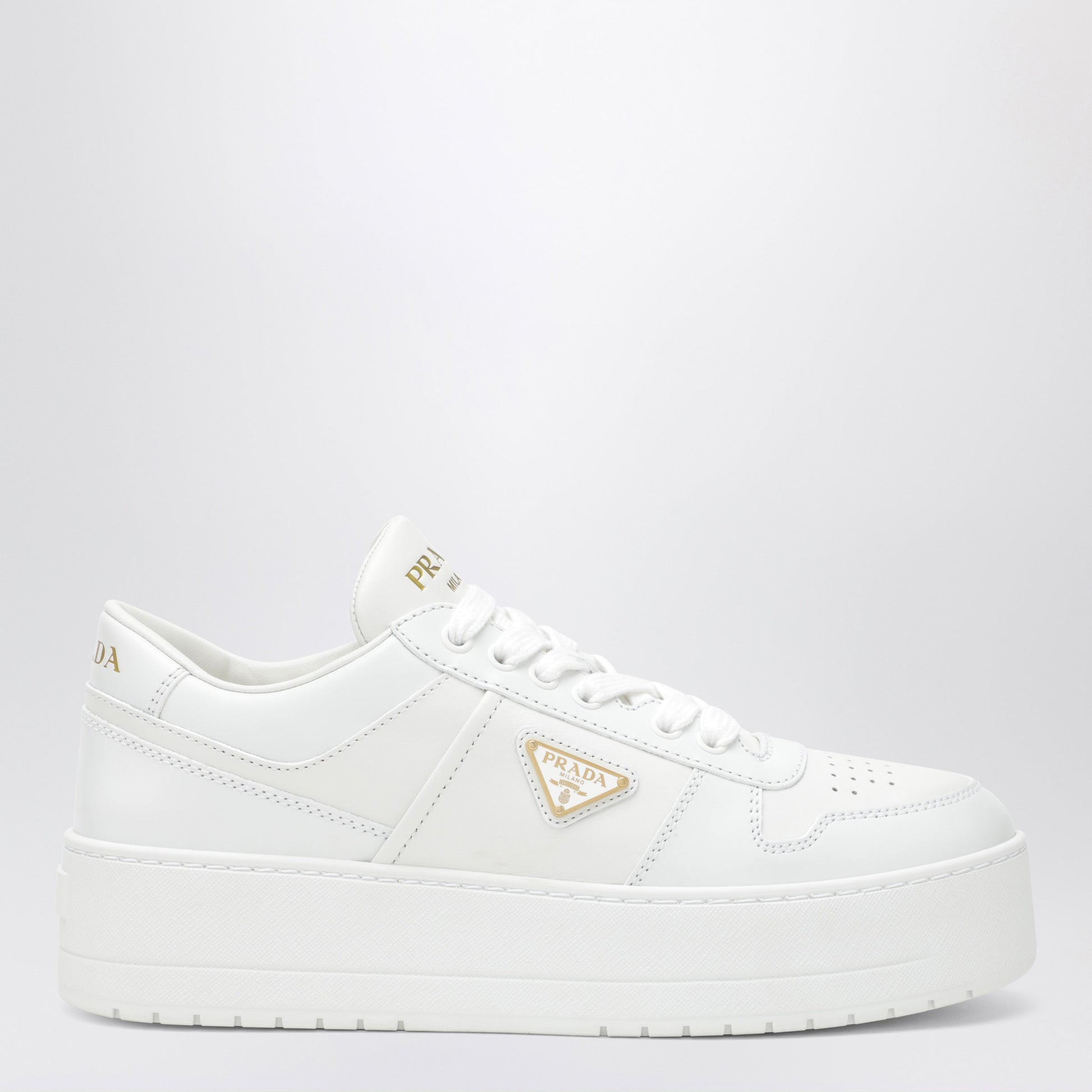 Prada White Downtown Bold Sneakers Women PRADA
