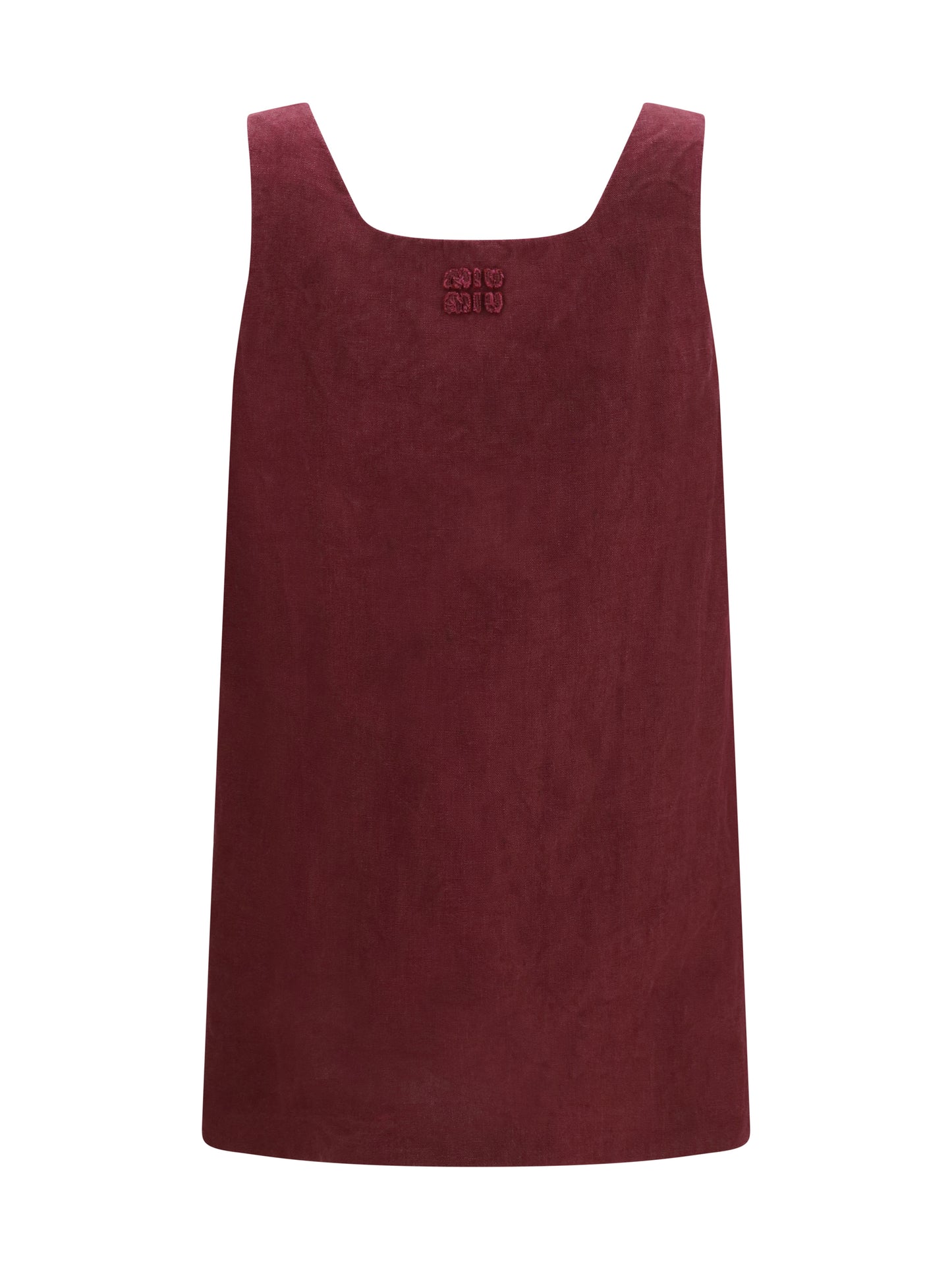Miu Miu Women Linen Short Dress MIU MIU