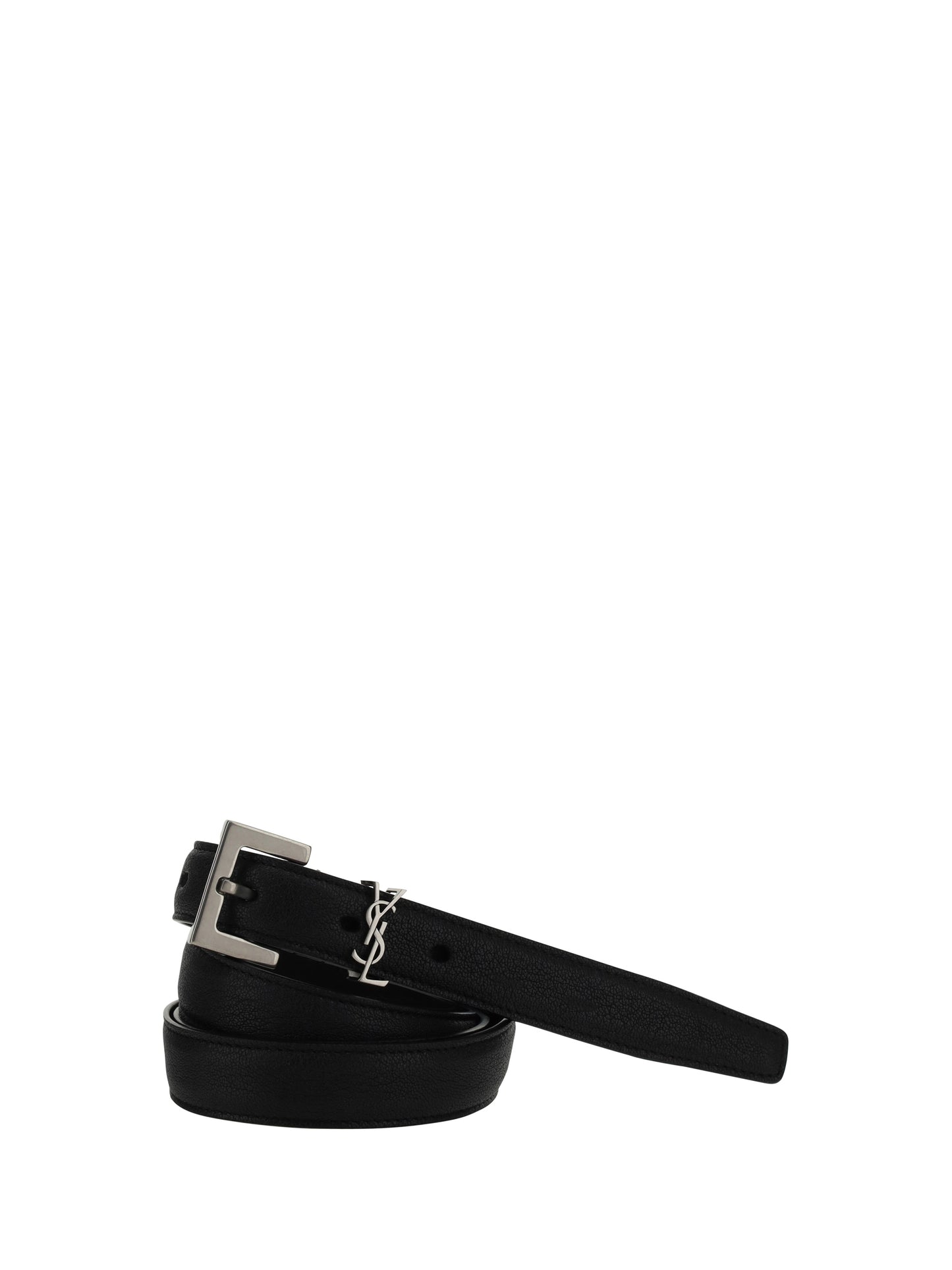 Saint Laurent Men Leather Belt SAINT LAURENT