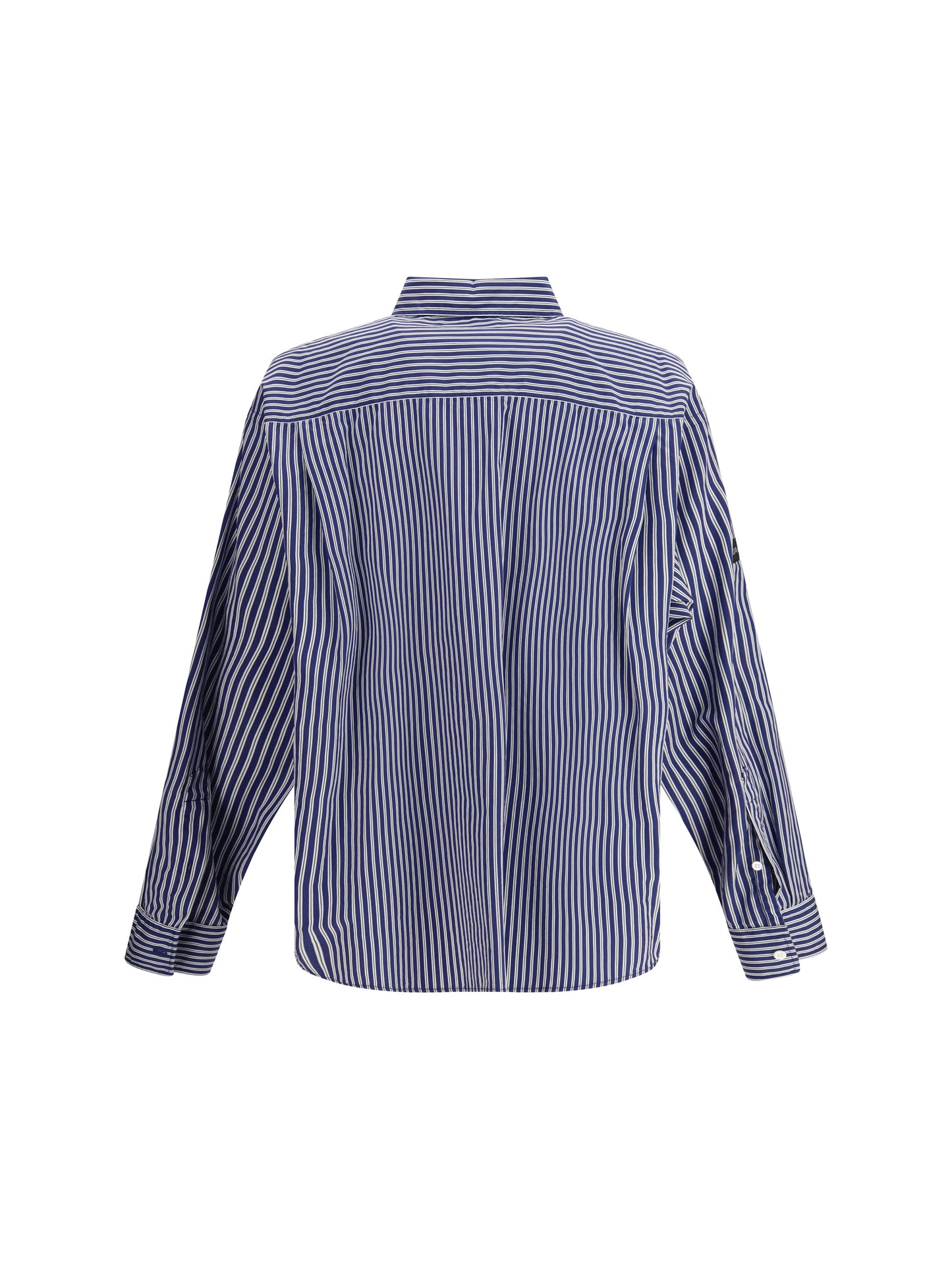 Balenciaga Men Embroidered Poplin Oversized Shirt BALENCIAGA