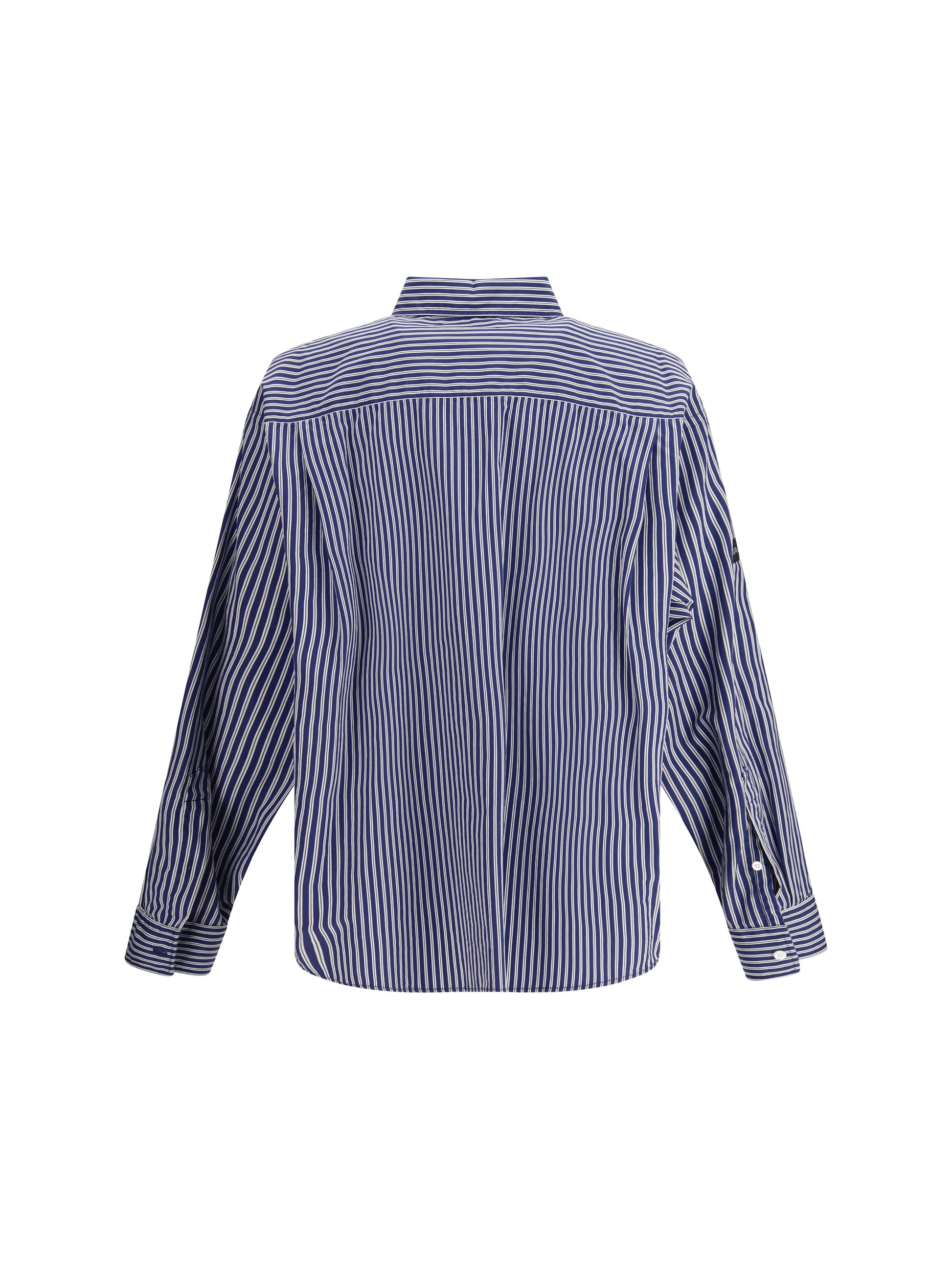 Balenciaga Men Embroidered Poplin Oversized Shirt BALENCIAGA