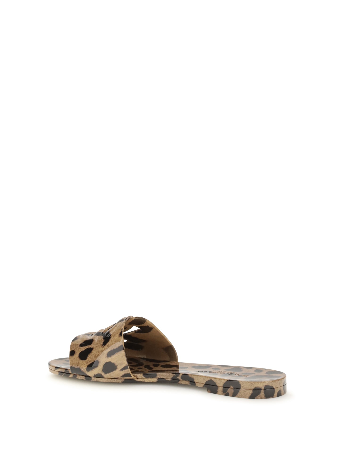 Dolce & Gabbana Women Rubber Sandals With Leopard Print DOLCE & GABBANA