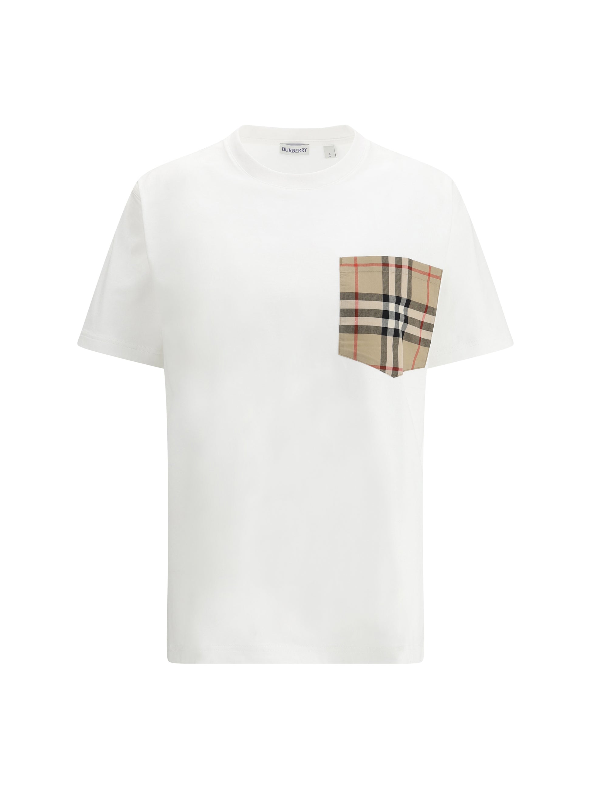 Burberry Women Archive Check Pocket T-Shirt BURBERRY