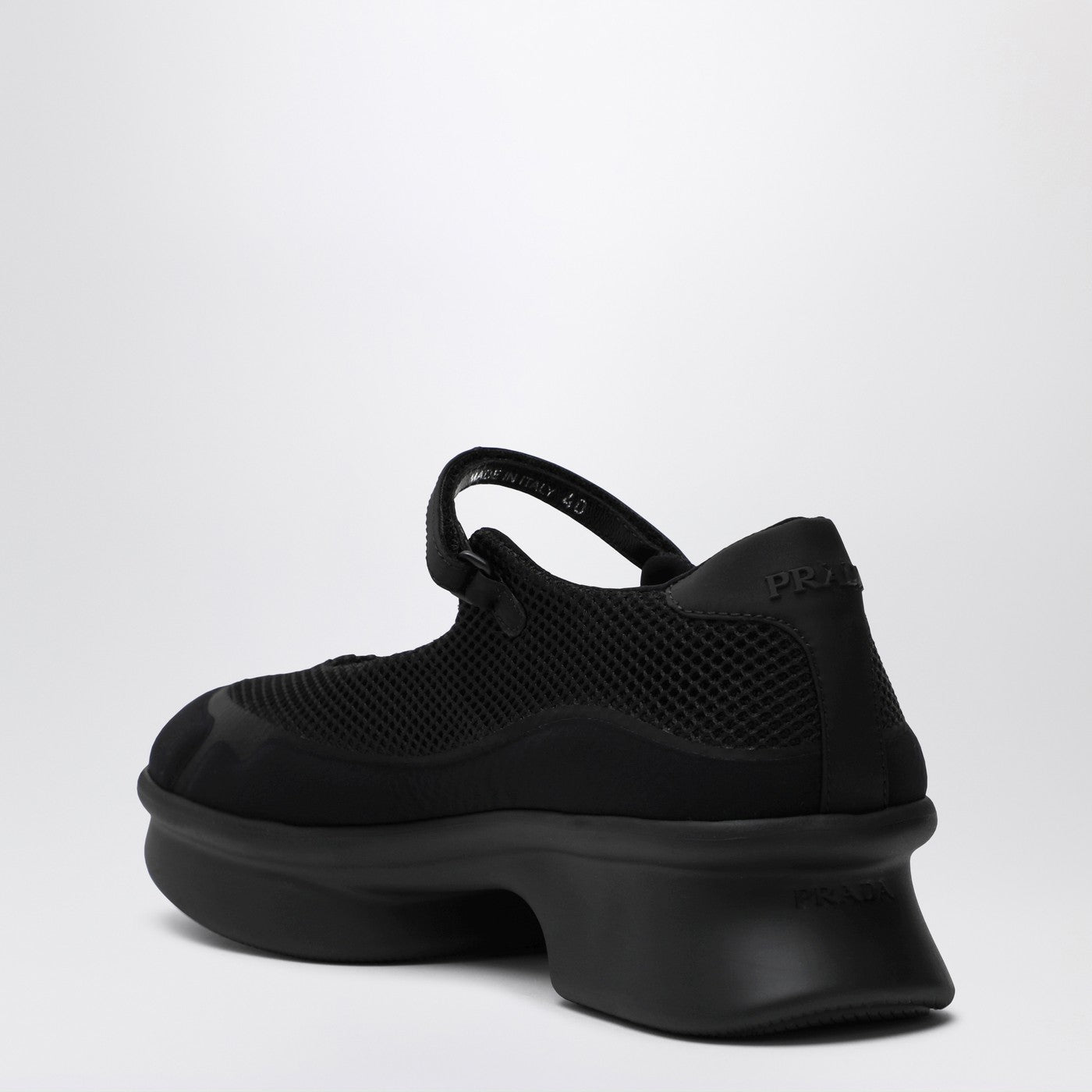 Prada Black Mesh Ballerina Women PRADA