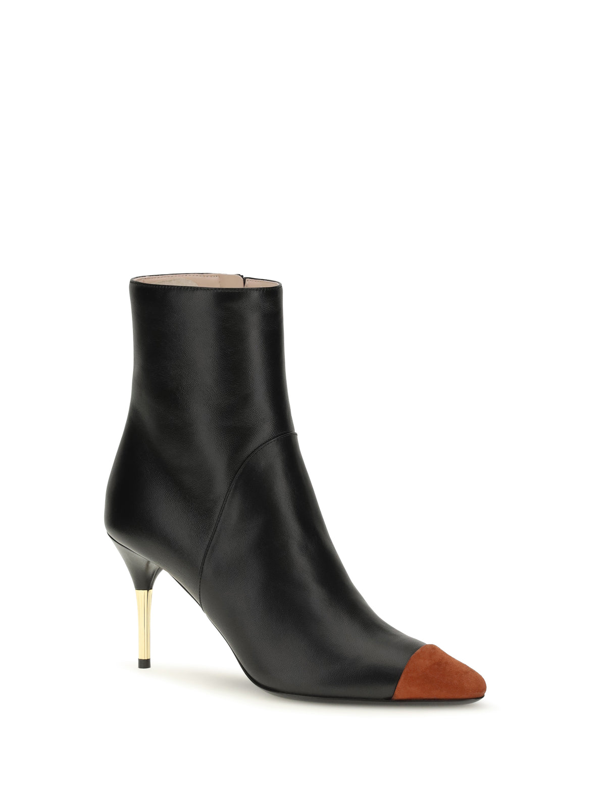 Valentino Garavani Women Sinead Nappa And Suede Ankle Boots VALENTINO GARAVANI