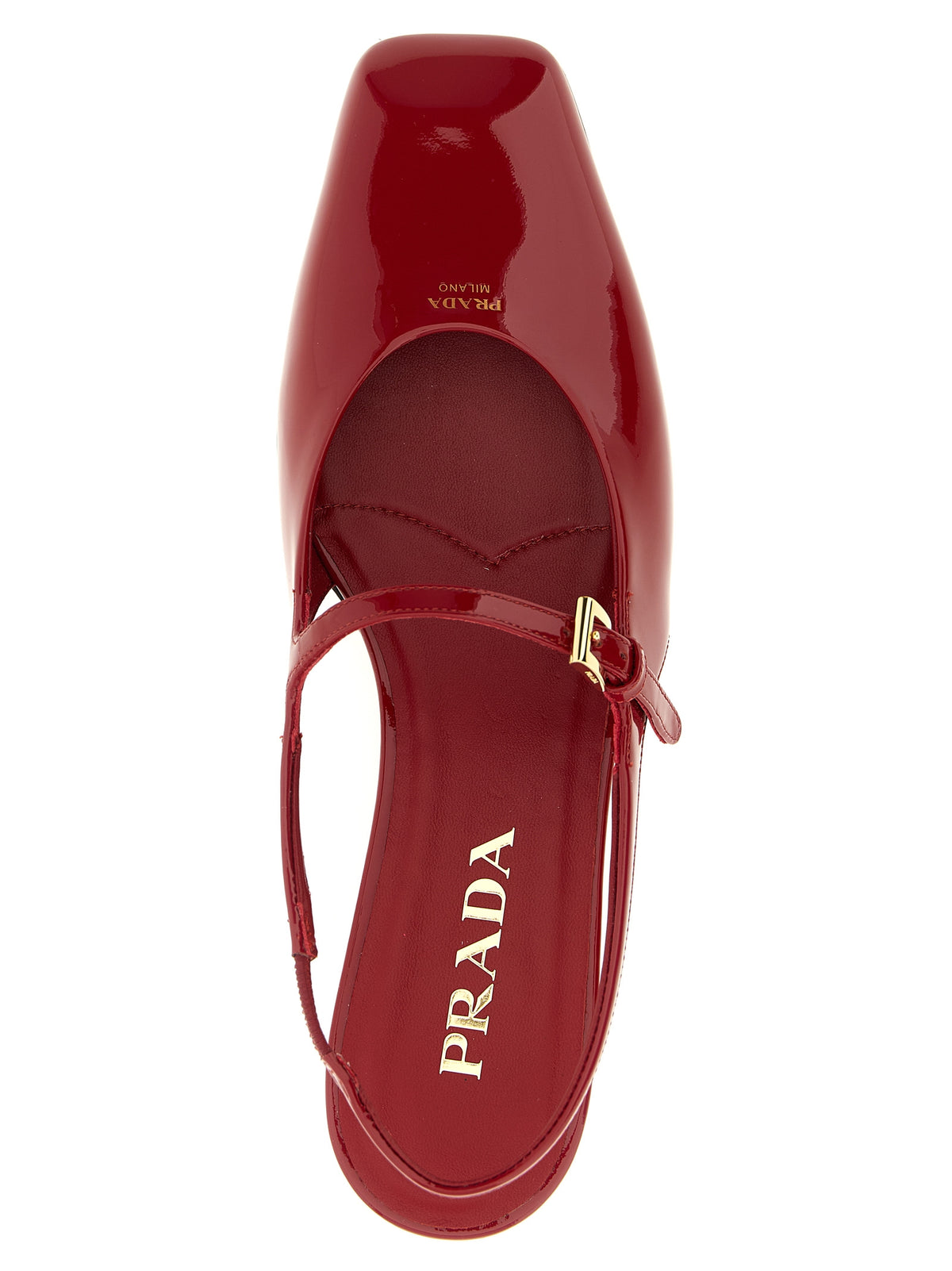 Prada Women Patent Leather Slingback PRADA