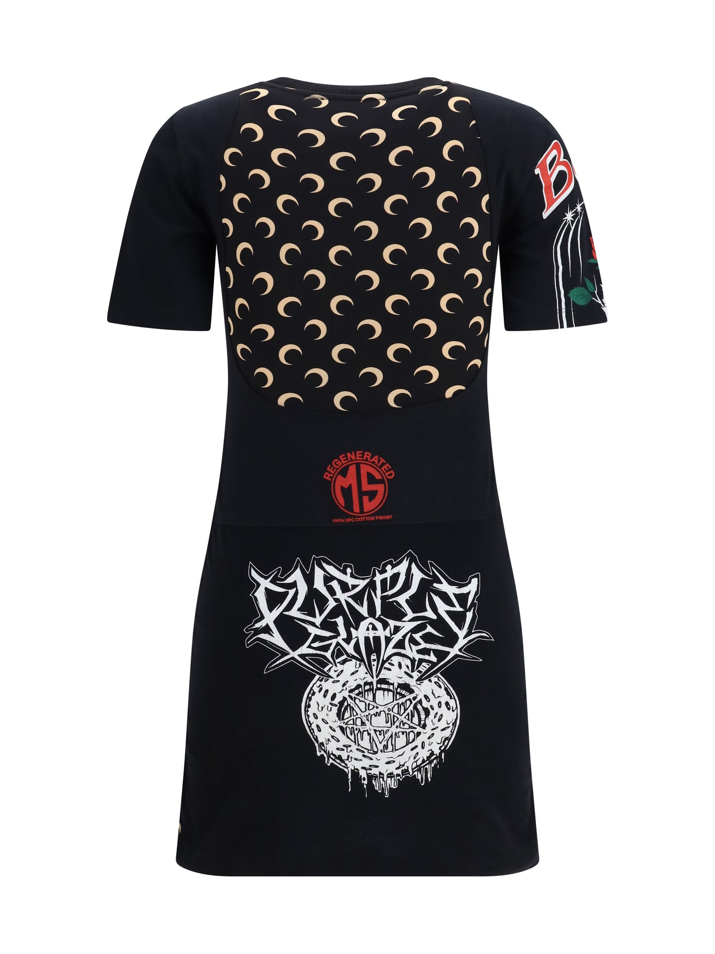 Marine Serre Women Fitted Recycled Jersey Dress MARINE SERRE