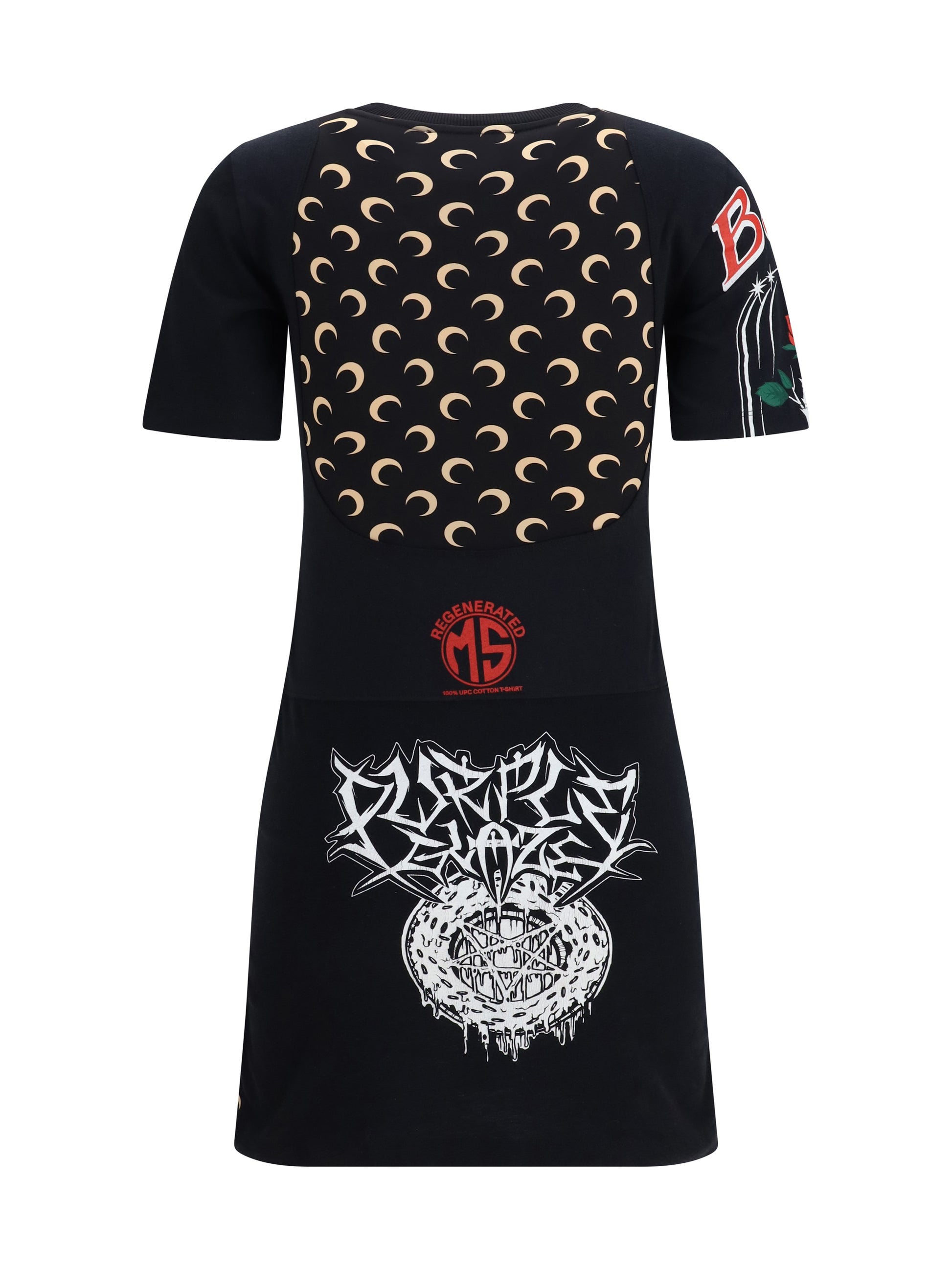 Marine Serre Women Fitted Recycled Jersey Dress MARINE SERRE