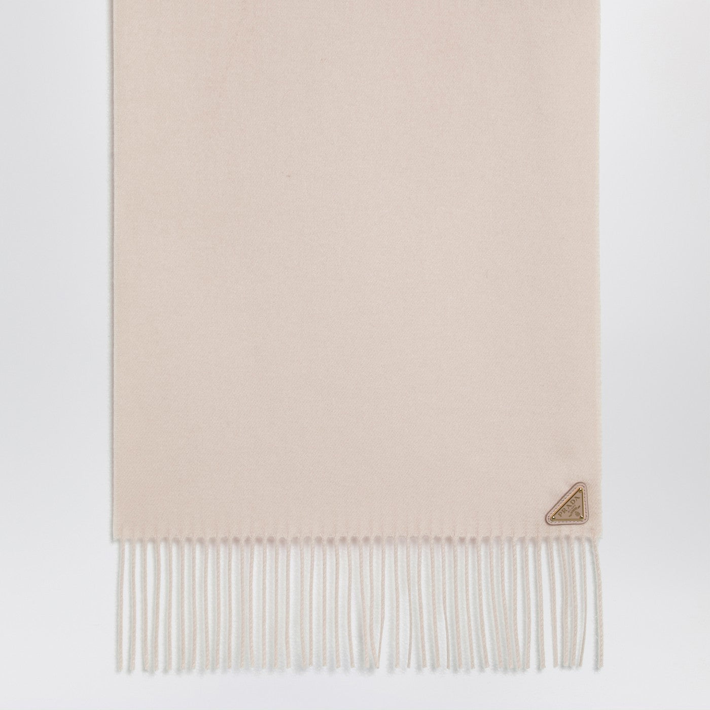Prada Powder Pink Silk And Cashmere Scarf Women PRADA
