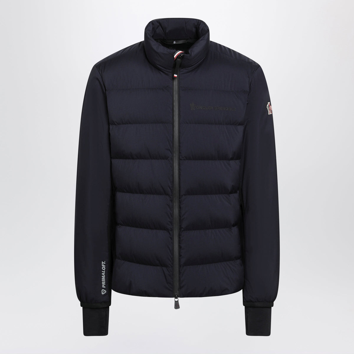 Moncler Grenoble Navy Blue Zip-Up Jacket In Nylon Men MONCLER GRENOBLE