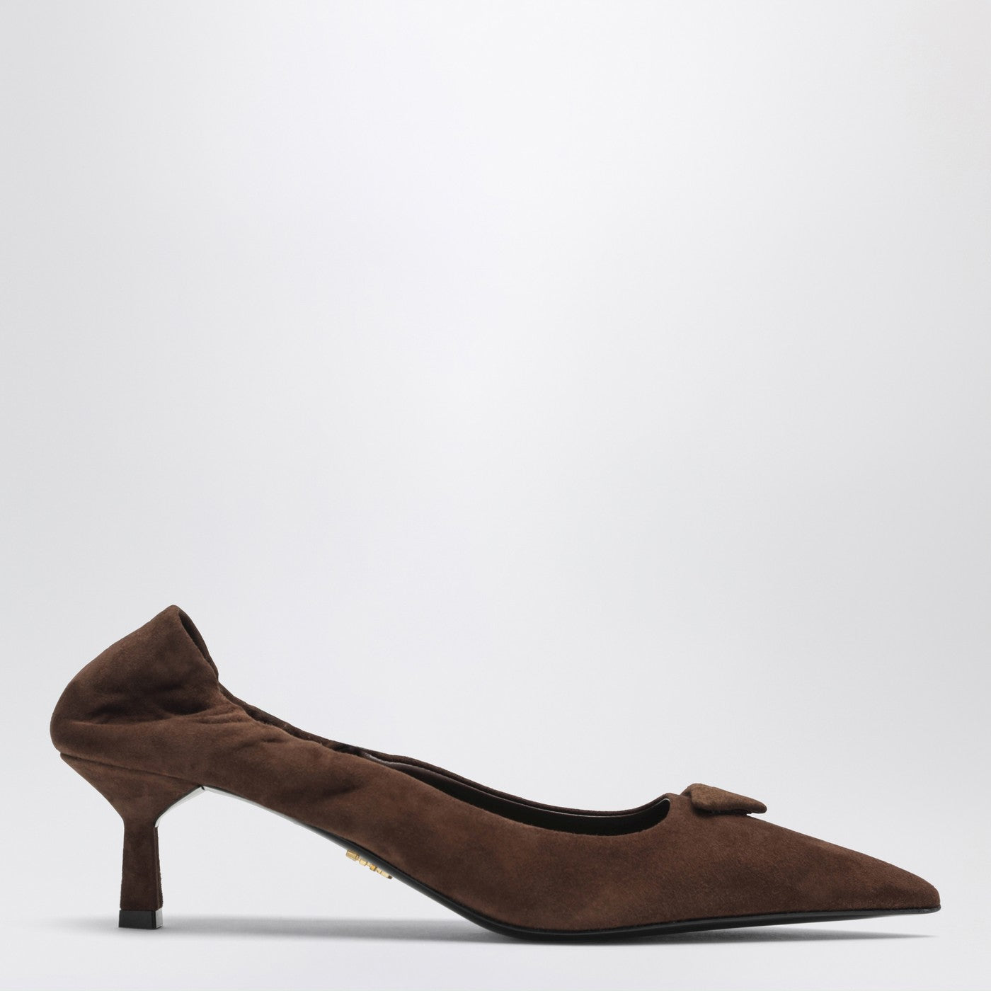 Prada Cocoa-Colored Suede Pumps Women PRADA