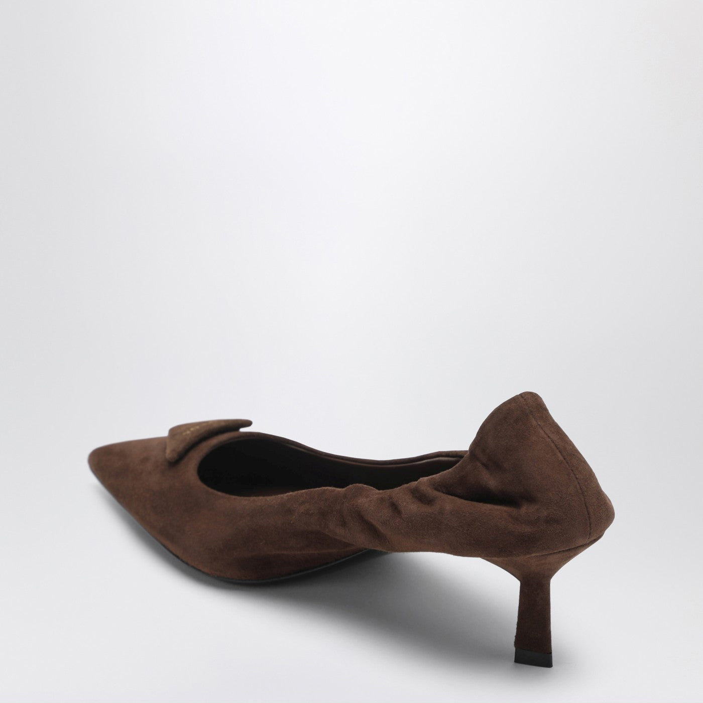 Prada Cocoa-Colored Suede Pumps Women PRADA