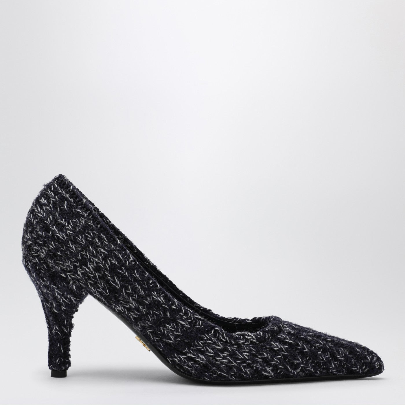 Prada Blue Knitted Decollete Women PRADA