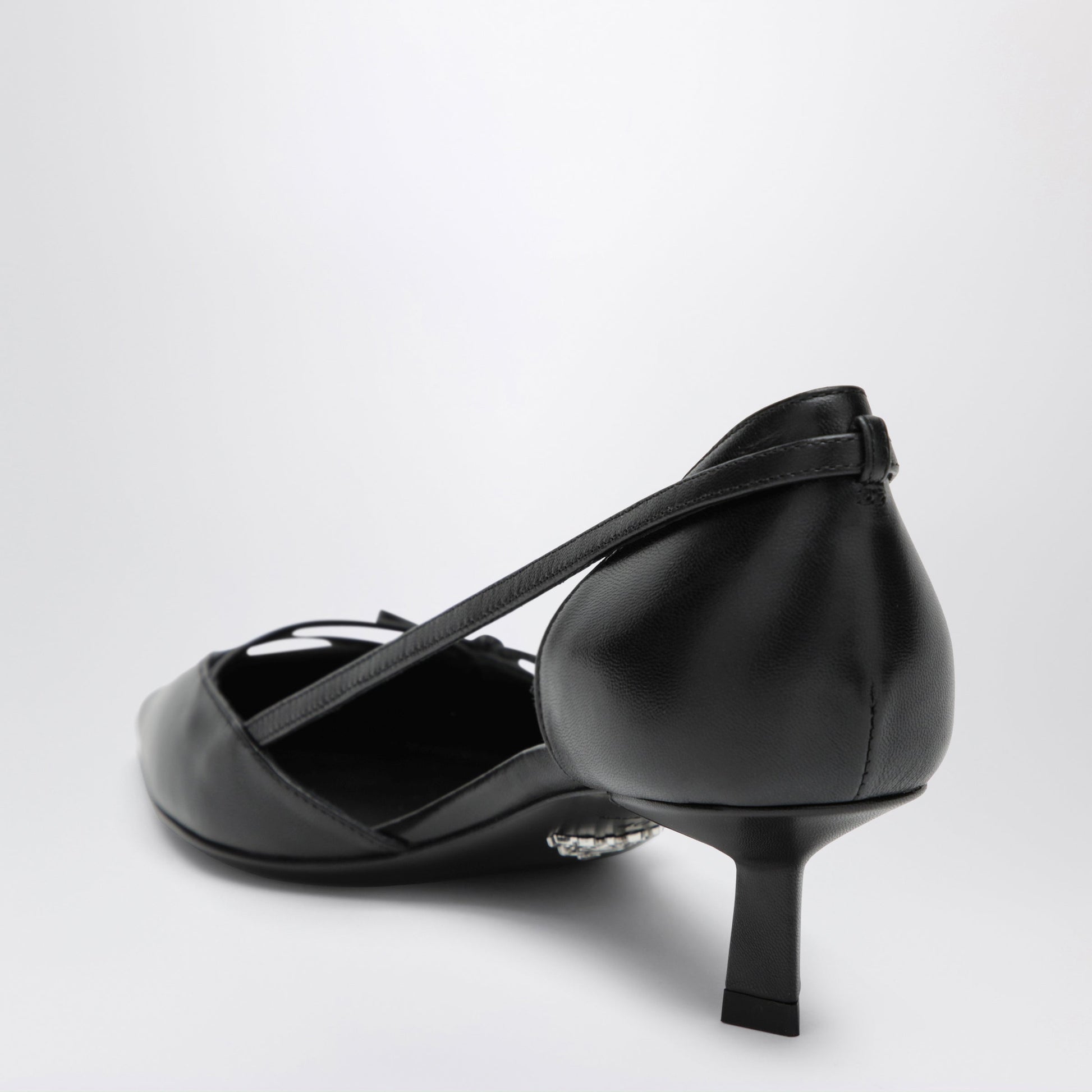 Prada Side-Open Leather Pumps Women PRADA