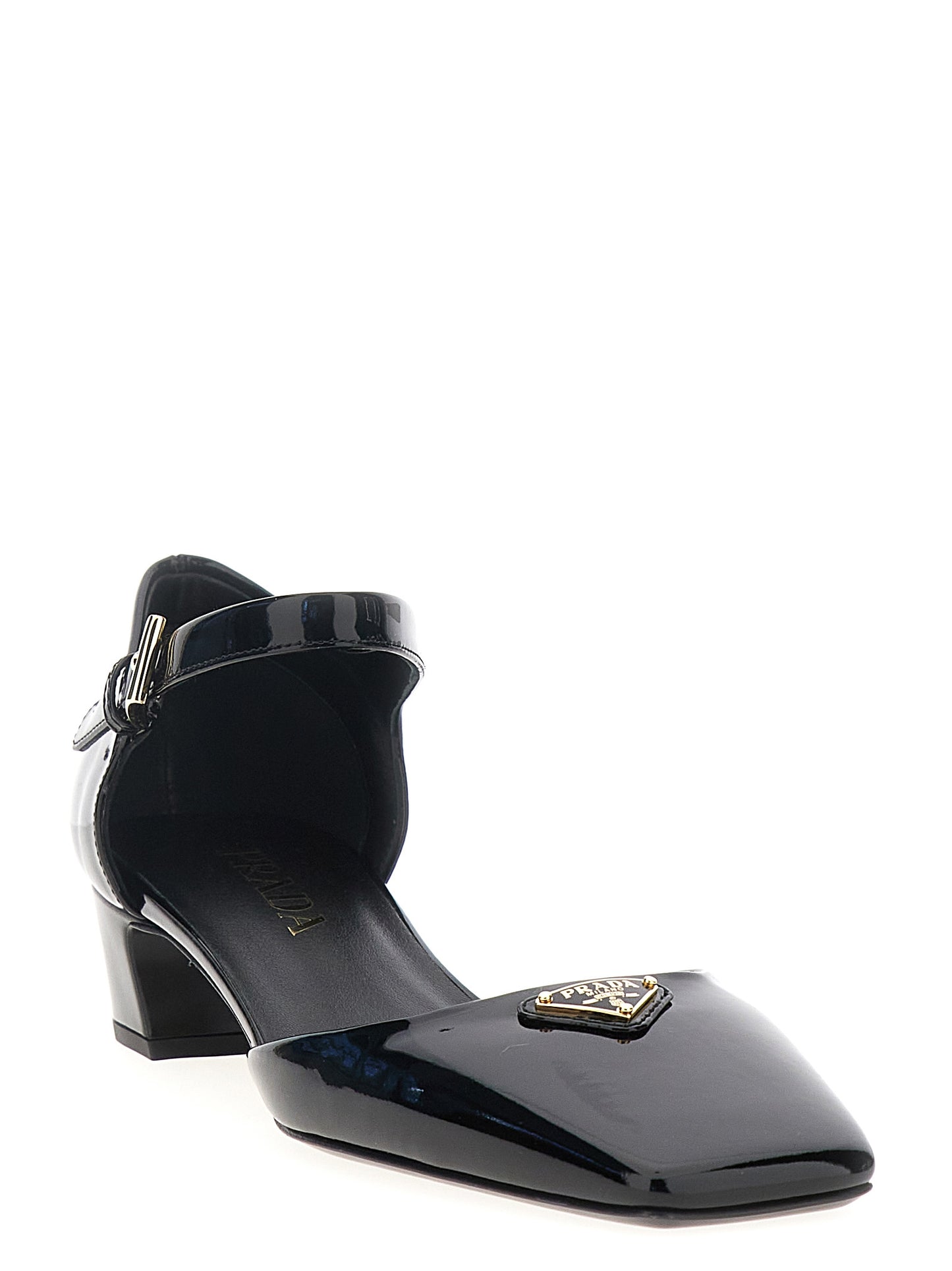 Prada Women Logo Patent Pumps PRADA