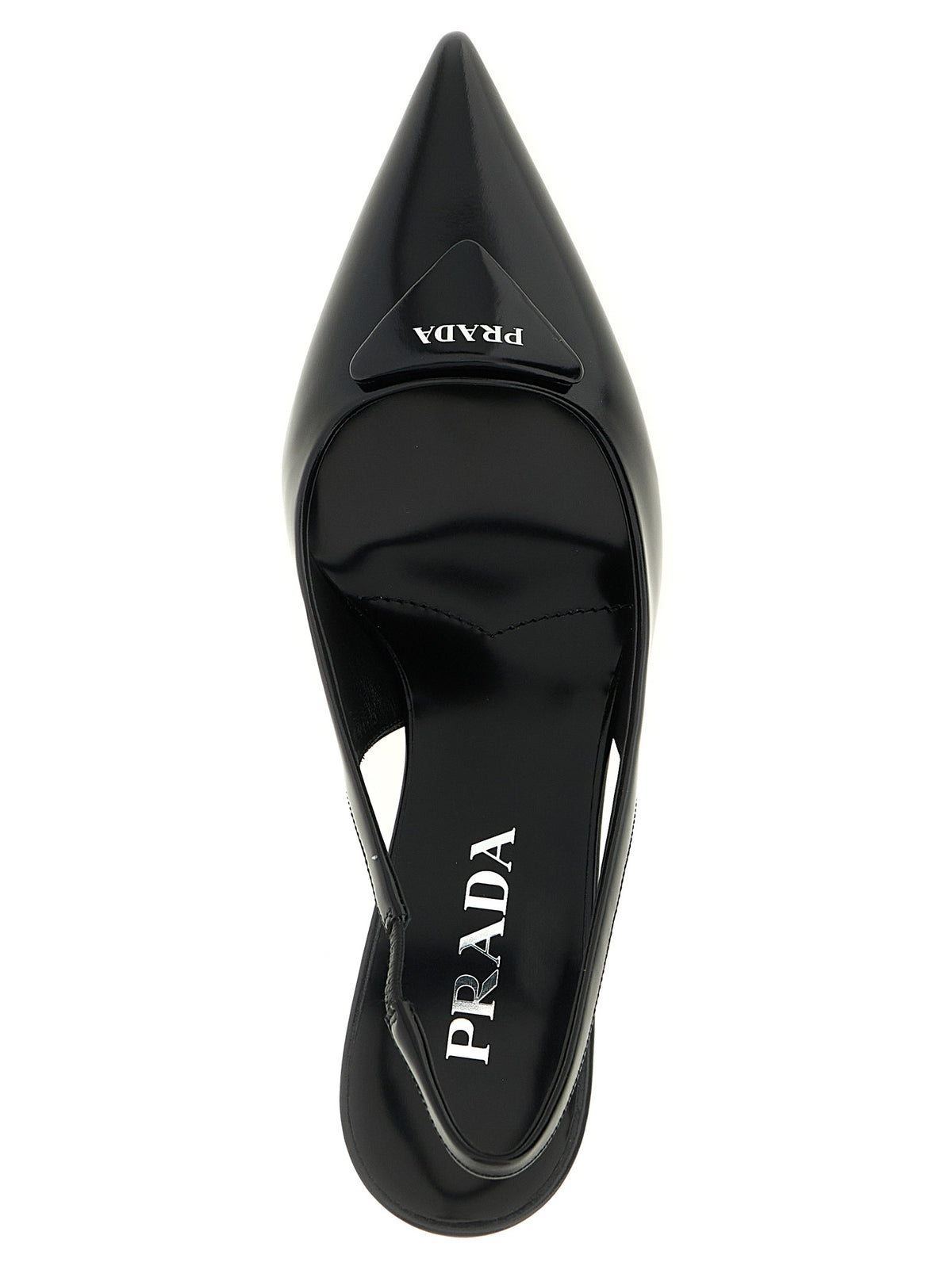 Prada Women Brushed Leather Slingback PRADA