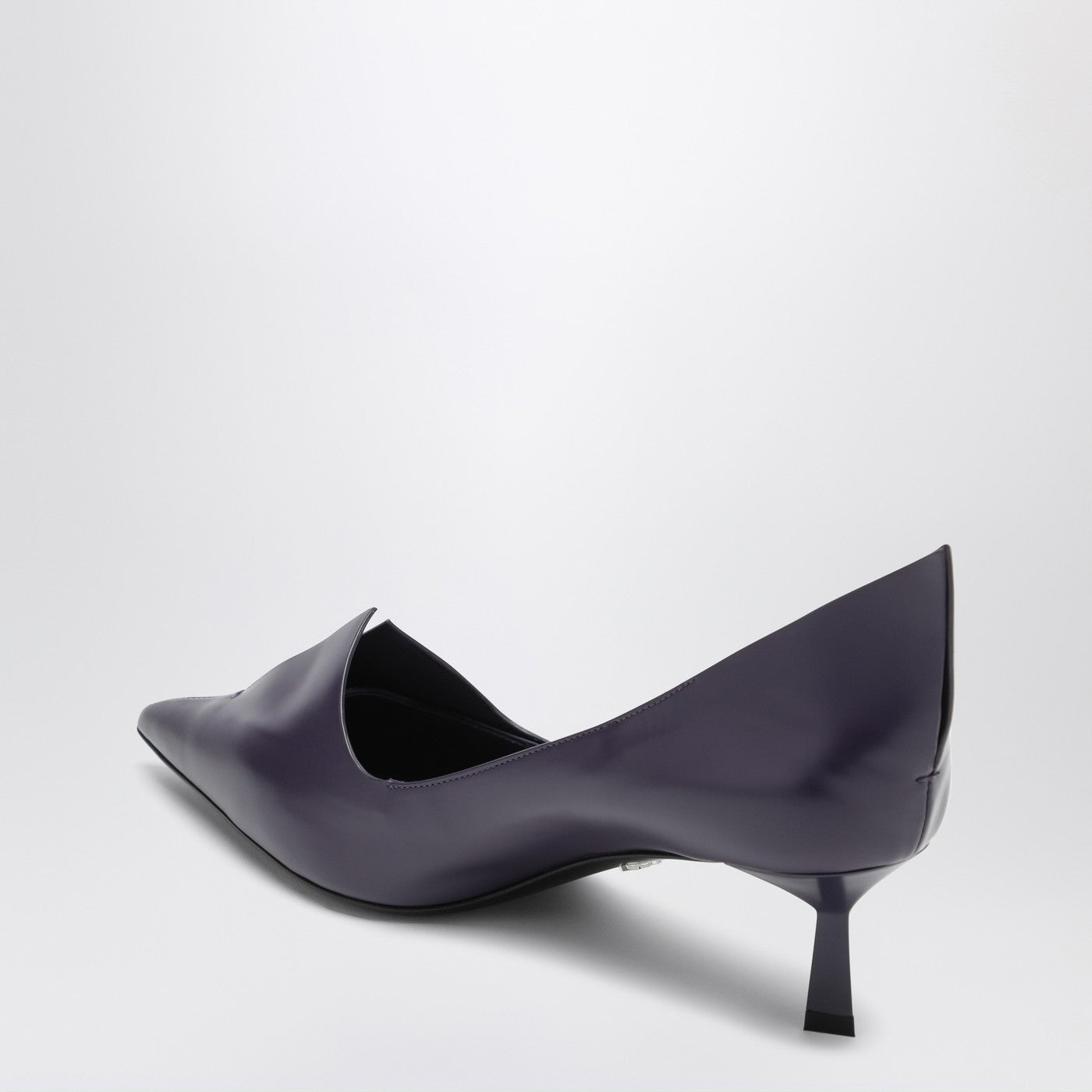 Prada Purple Brushed Leather Decollete Women PRADA