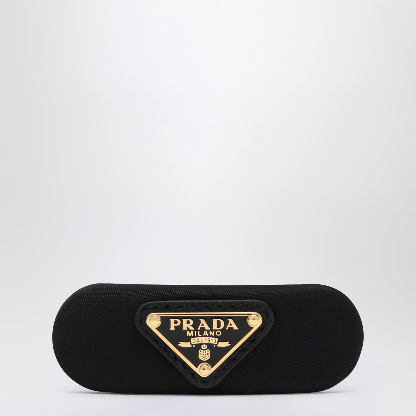 Prada Black Re-Nylon Hair Clip Women PRADA