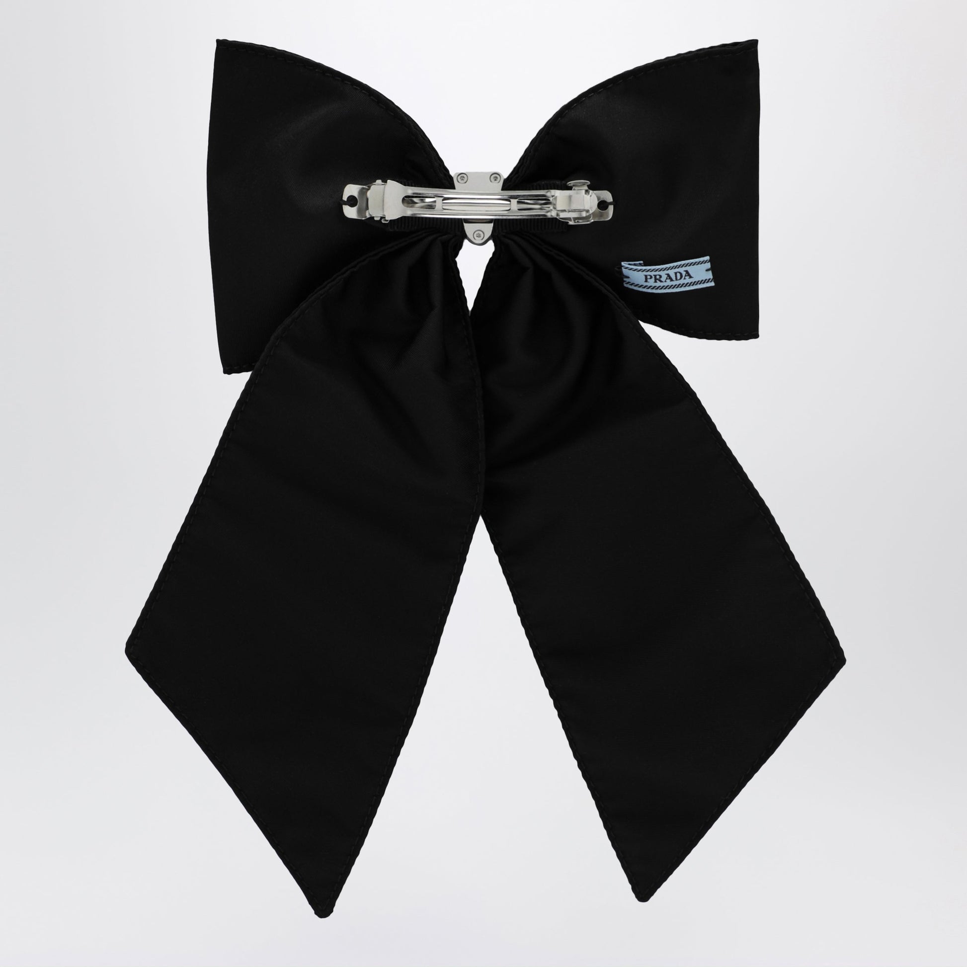Prada Black Re-Nylon Hair Clip Women PRADA