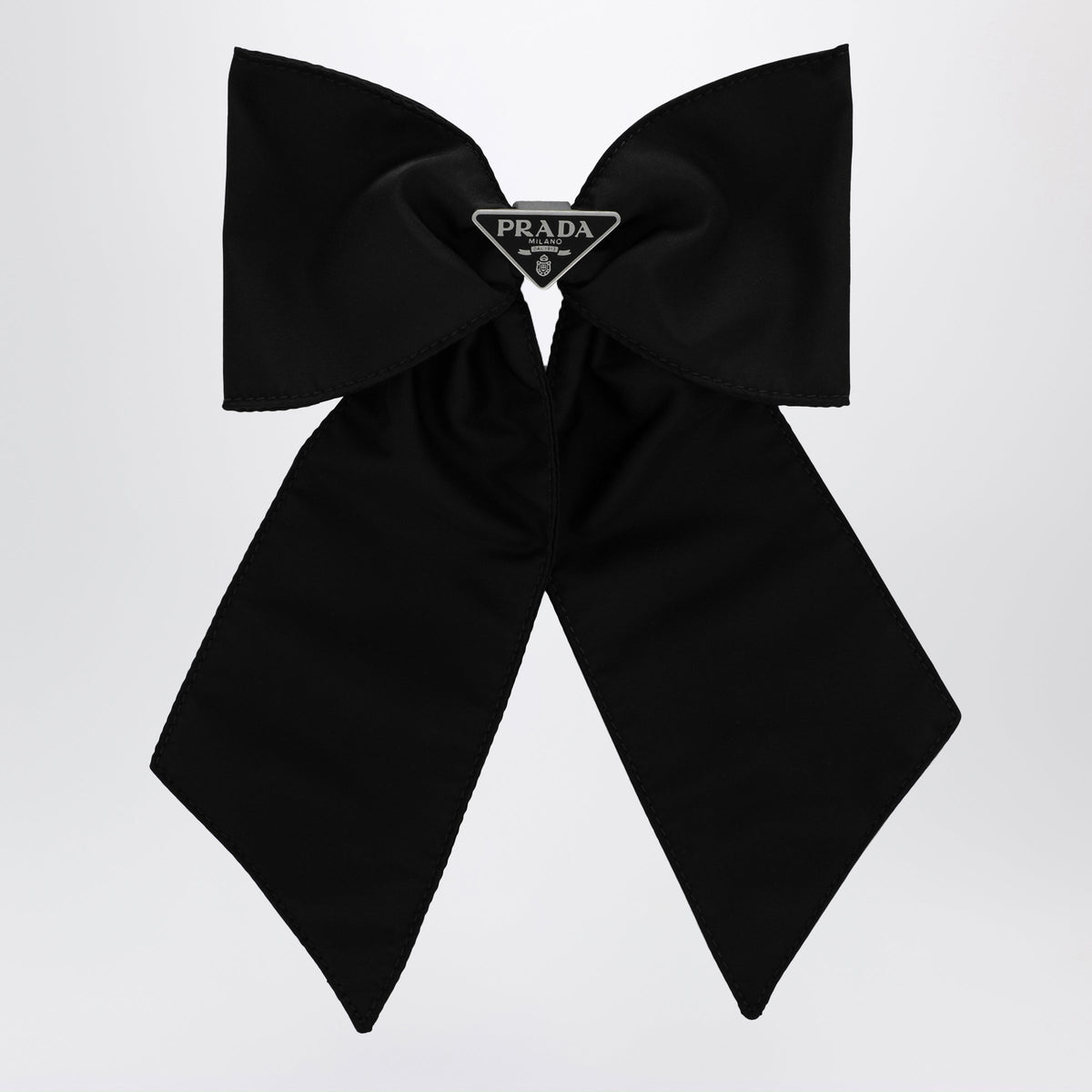 Prada Black Re-Nylon Hair Clip Women PRADA