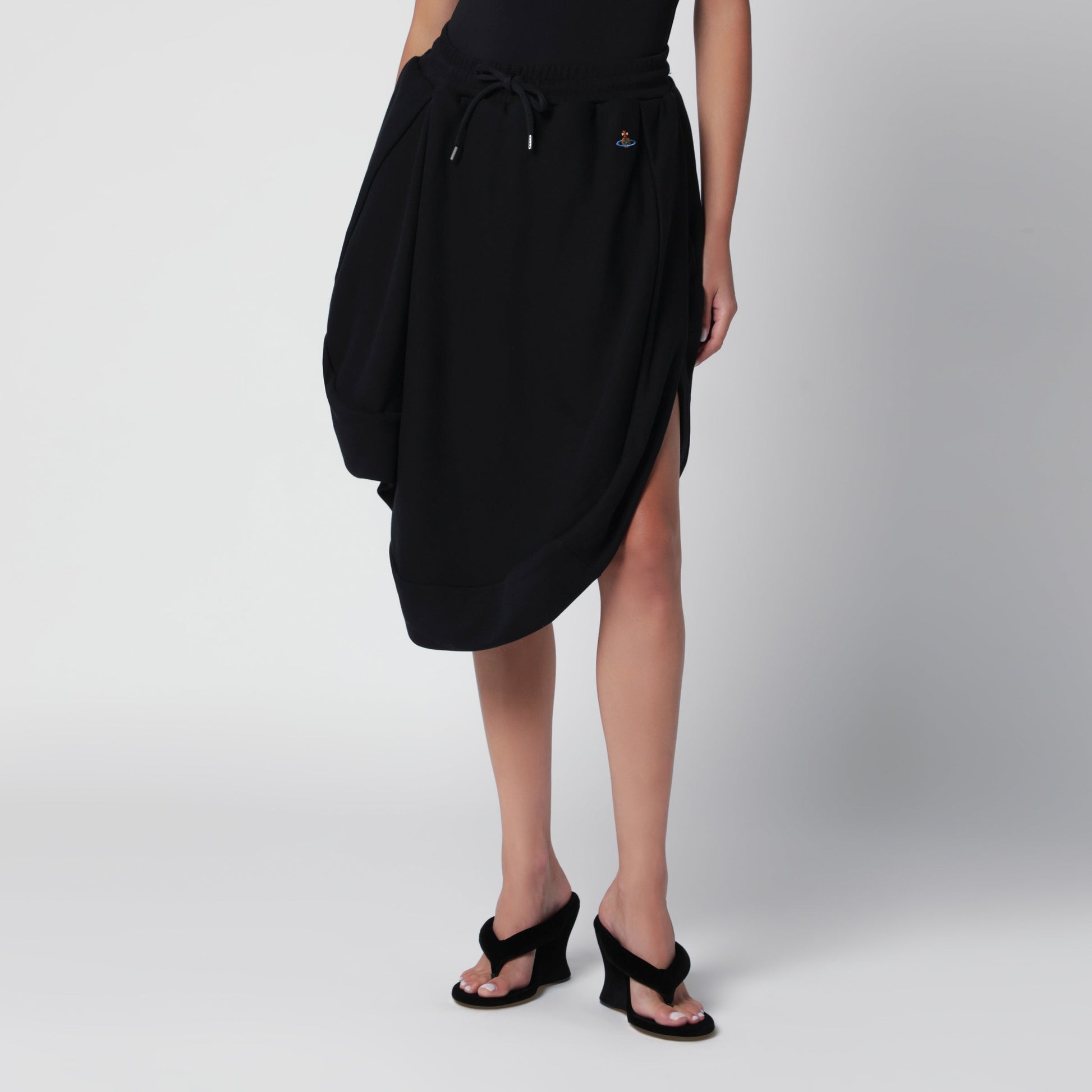 Vivienne Westwood Zingara Black Cotton Skirt Women VIVIENNE WESTWOOD
