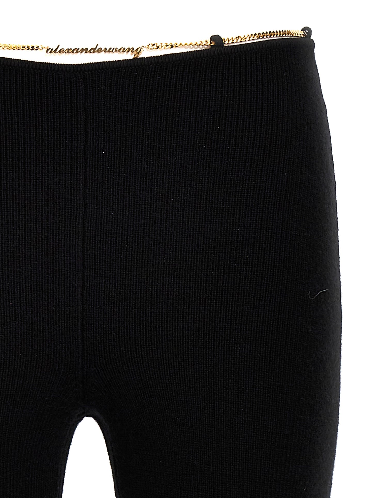 Alexander Wang Women 'Gold Nameplate Chain' Pants ALEXANDER WANG