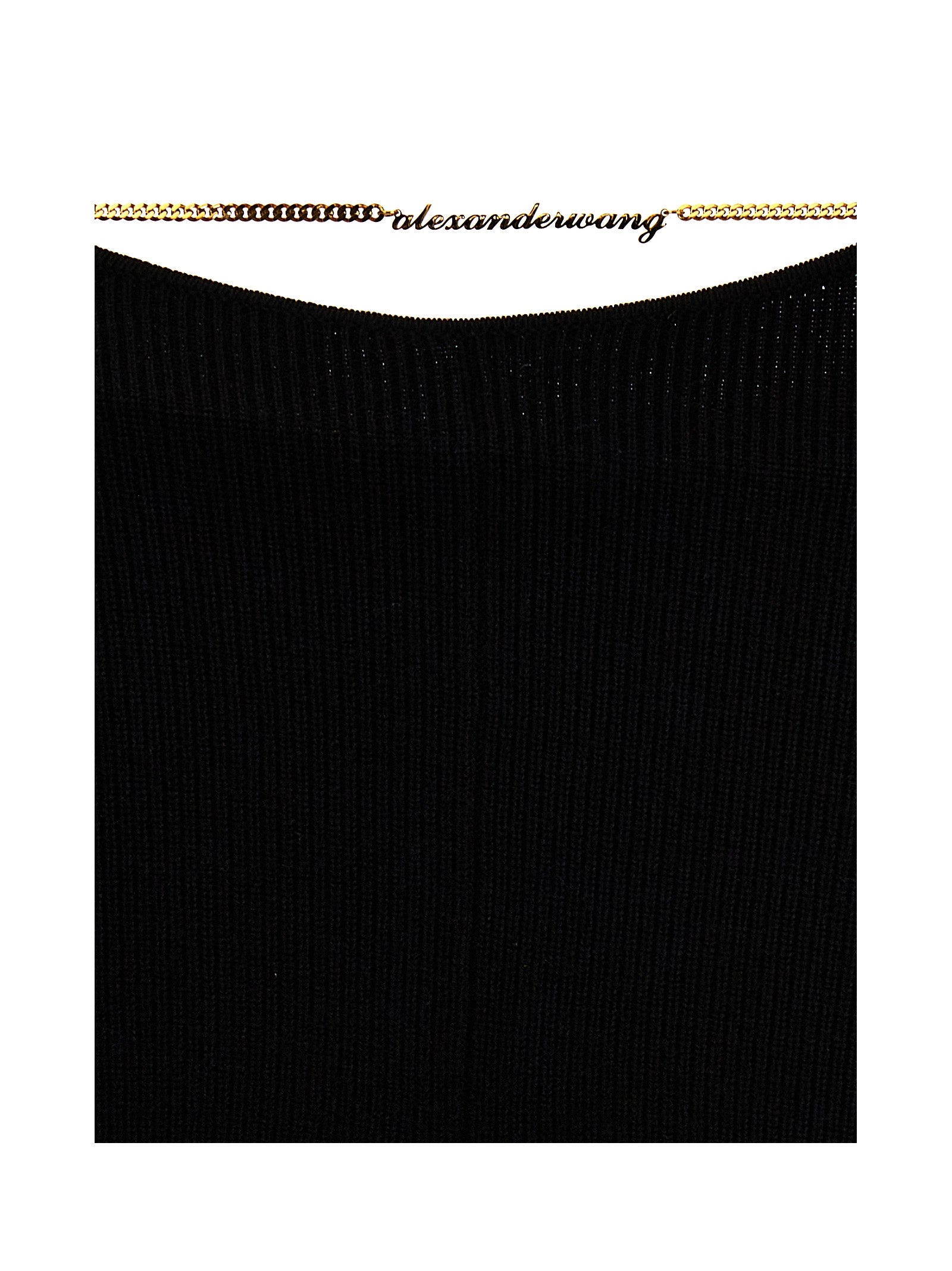 Alexander Wang Women 'Gold Nameplate Chain' Pants ALEXANDER WANG