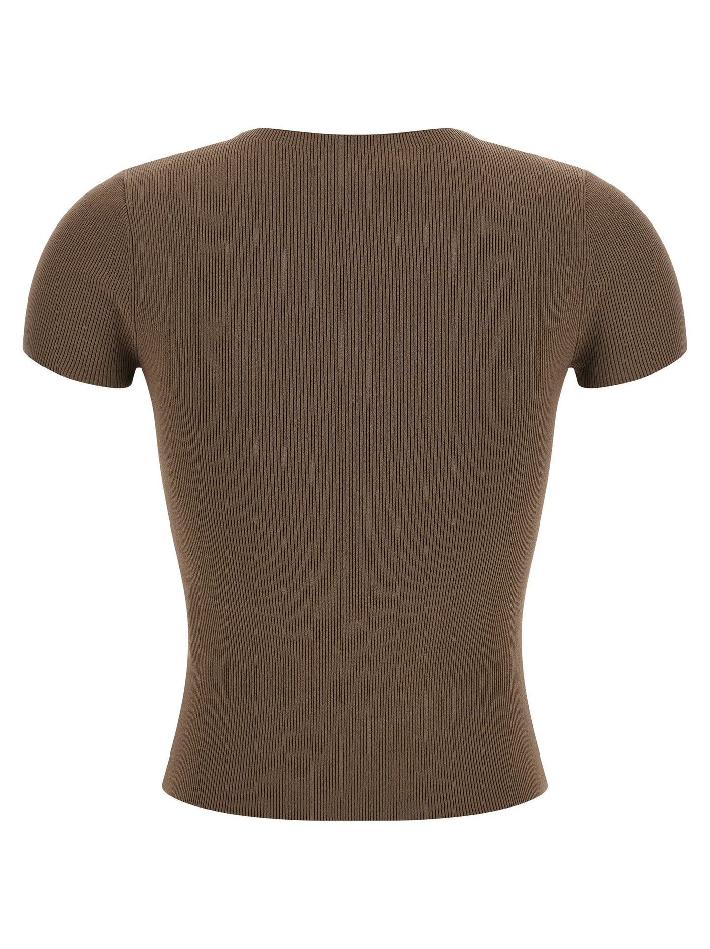 Alexander Wang Women Ribbed T-Shirt With Logo ALEXANDER WANG