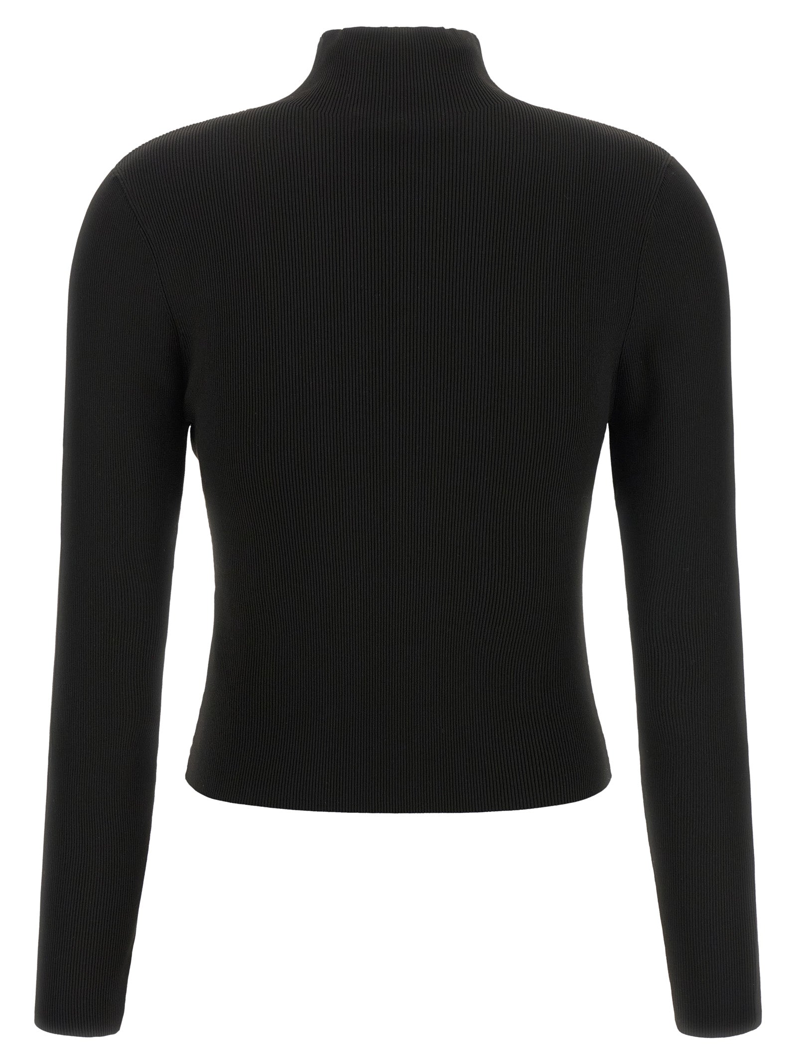 Alexander Wang Women Ribbed Sweater With Logo ALEXANDER WANG
