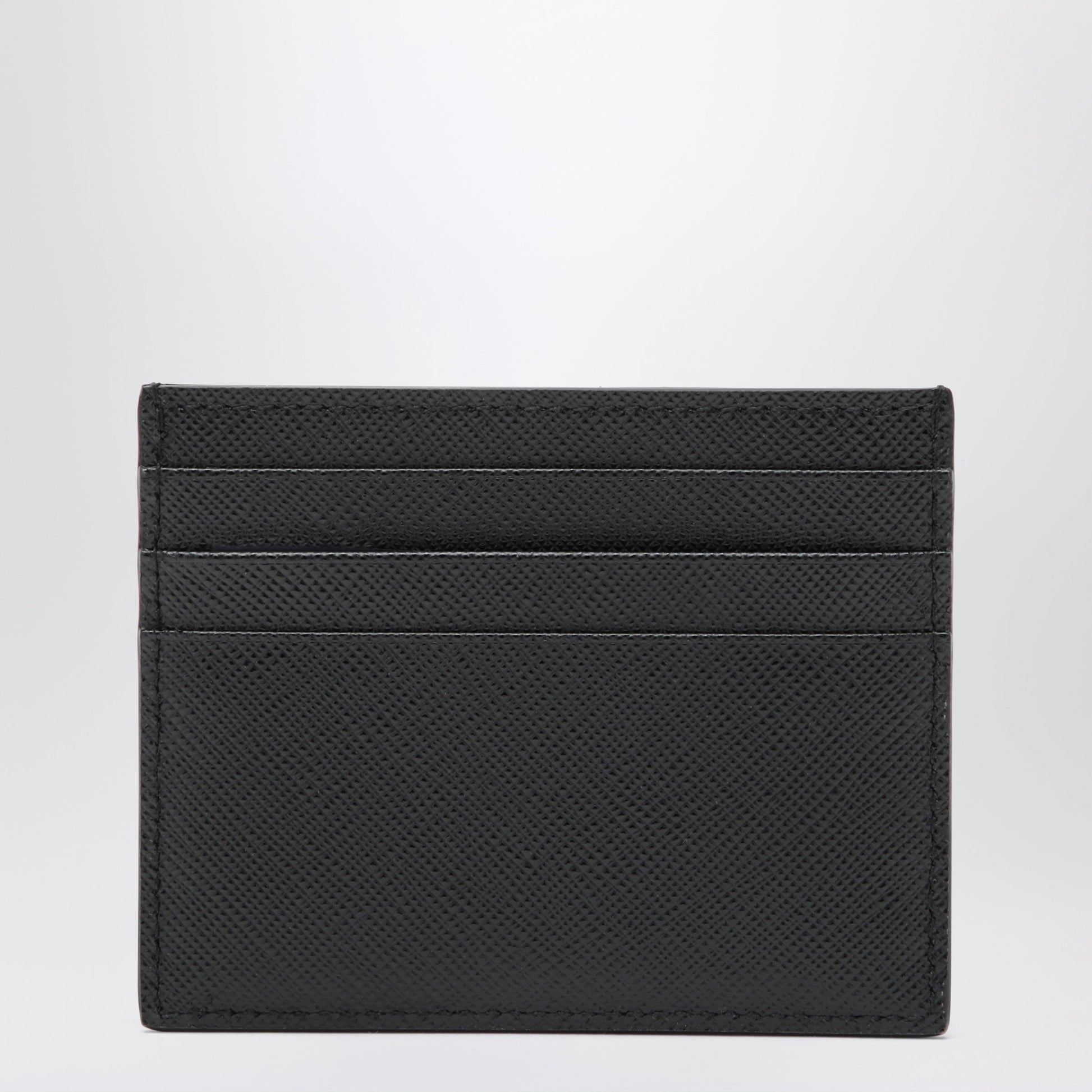 Prada Black Saffiano Card Holder Women PRADA