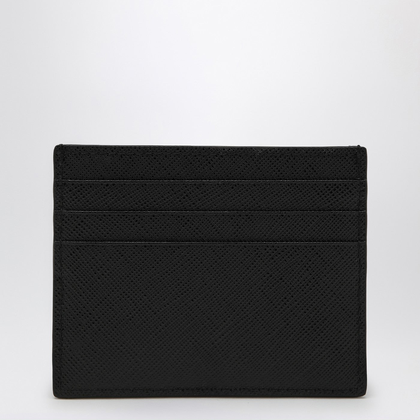 Prada Black Card Holder In Saffiano Women PRADA
