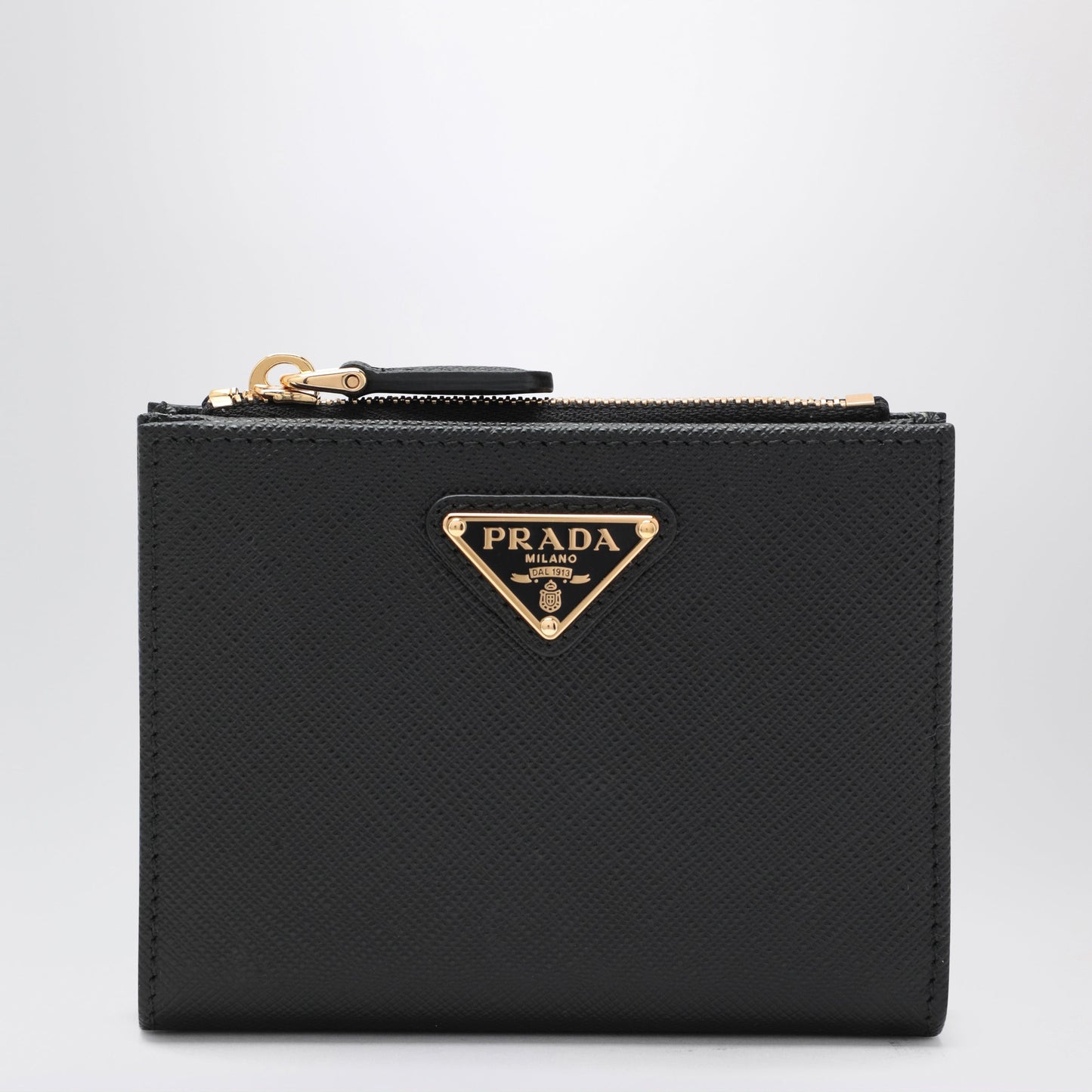 Prada Black Saffiano Leather Wallet Women PRADA