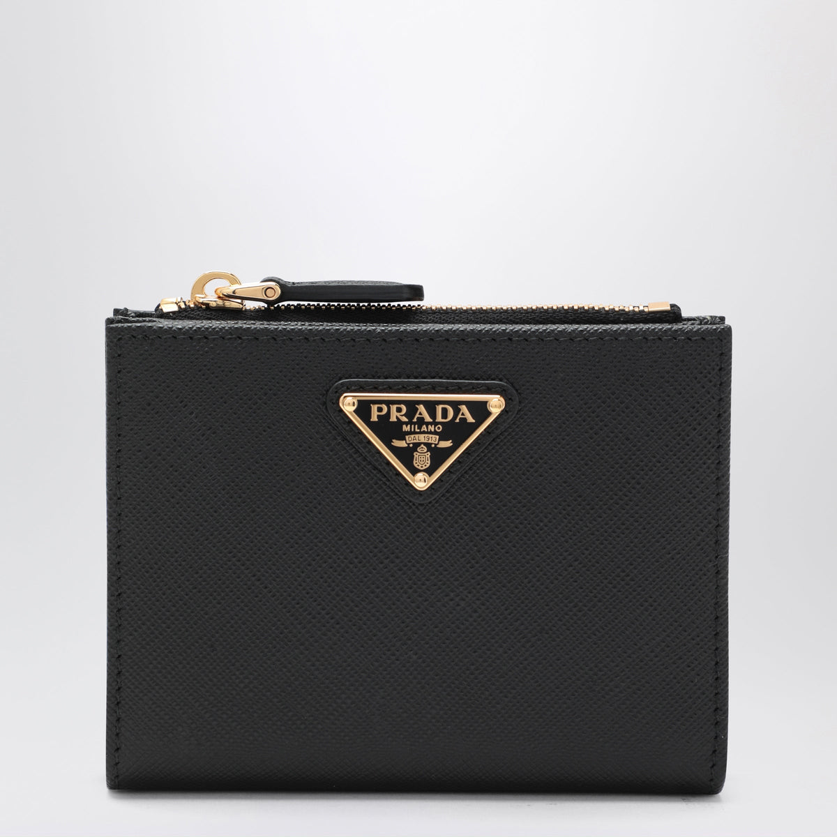 Prada Black Saffiano Leather Wallet Women PRADA