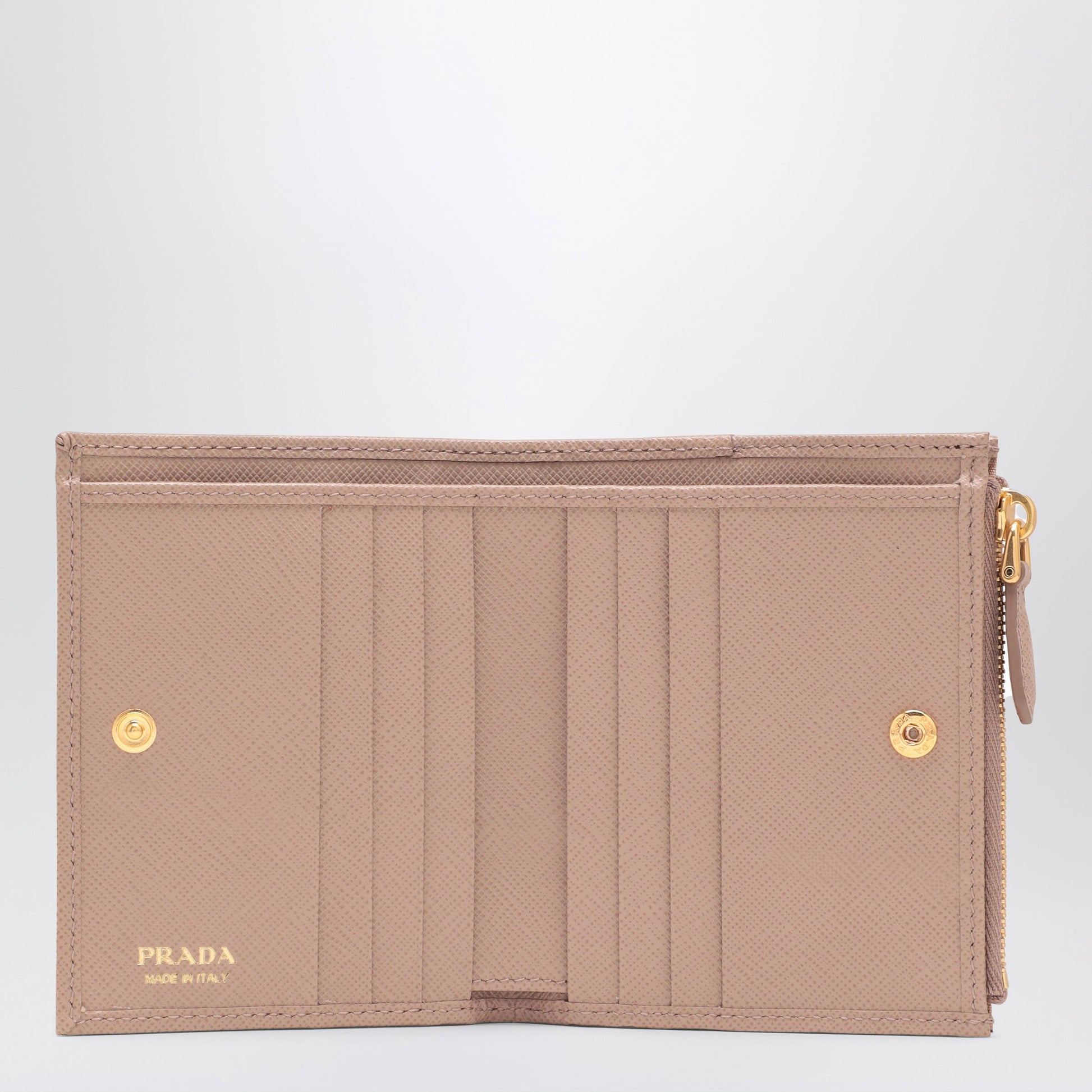 Prada Powder Pink Saffiano Leather Wallet Women PRADA