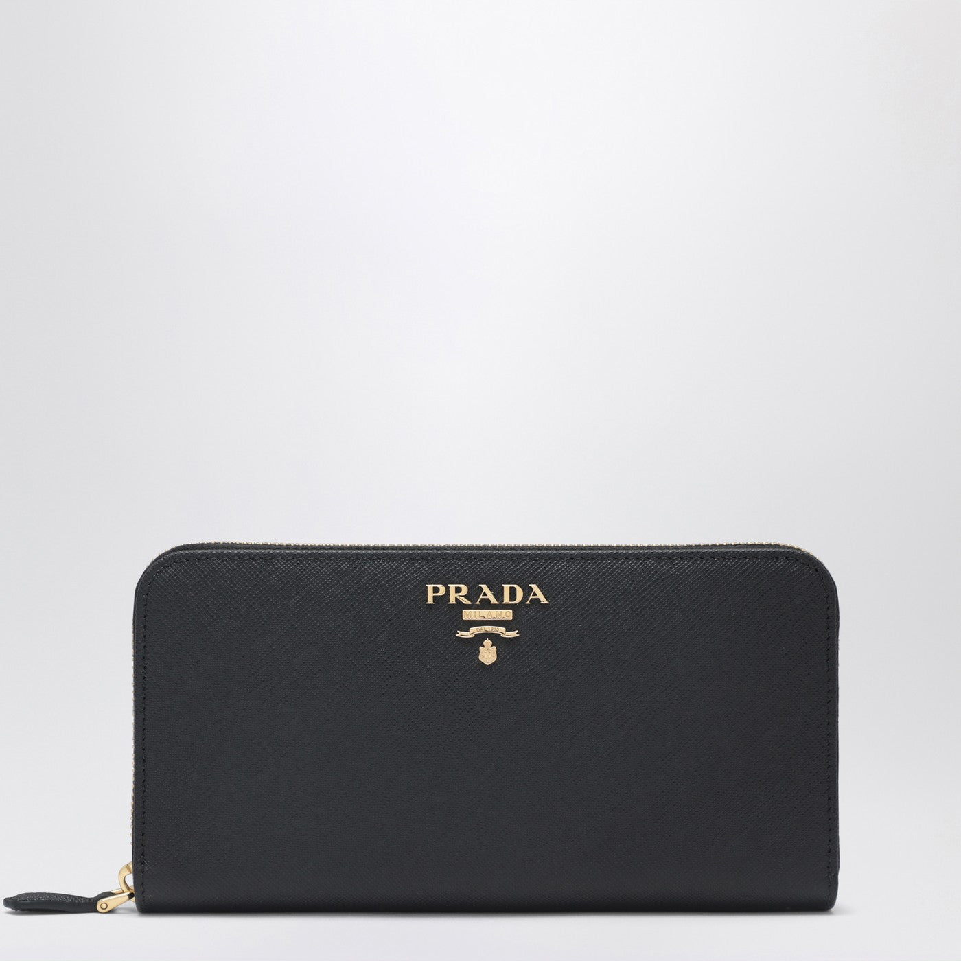 Prada Large Black Saffiano Wallet Women PRADA