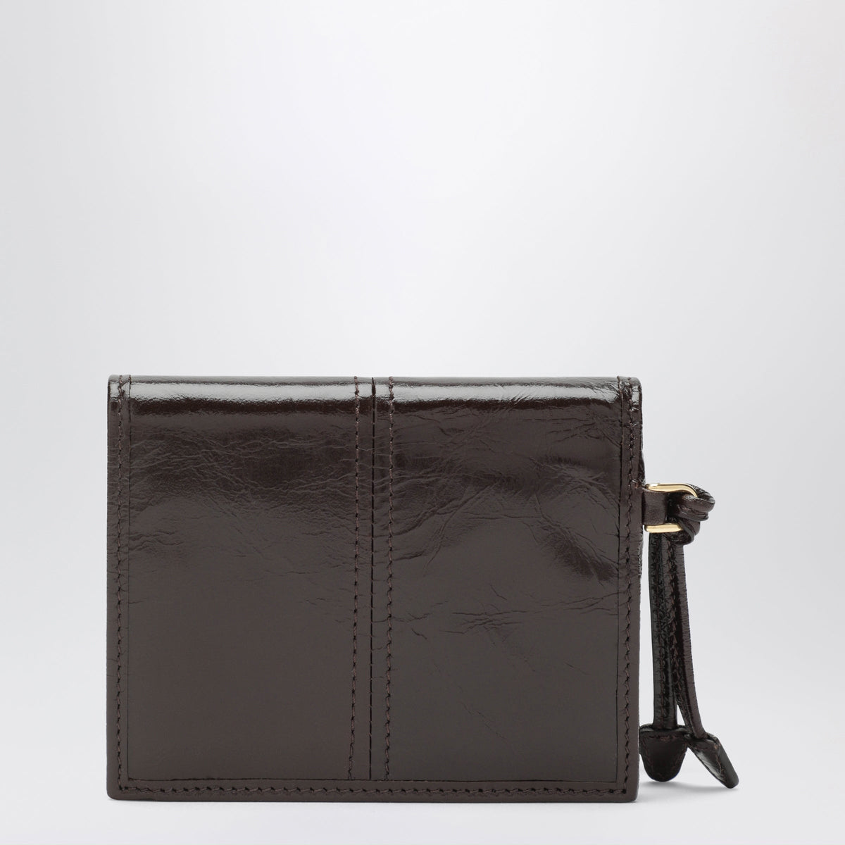 Prada Small Dark Brown Calfskin Wallet Women PRADA