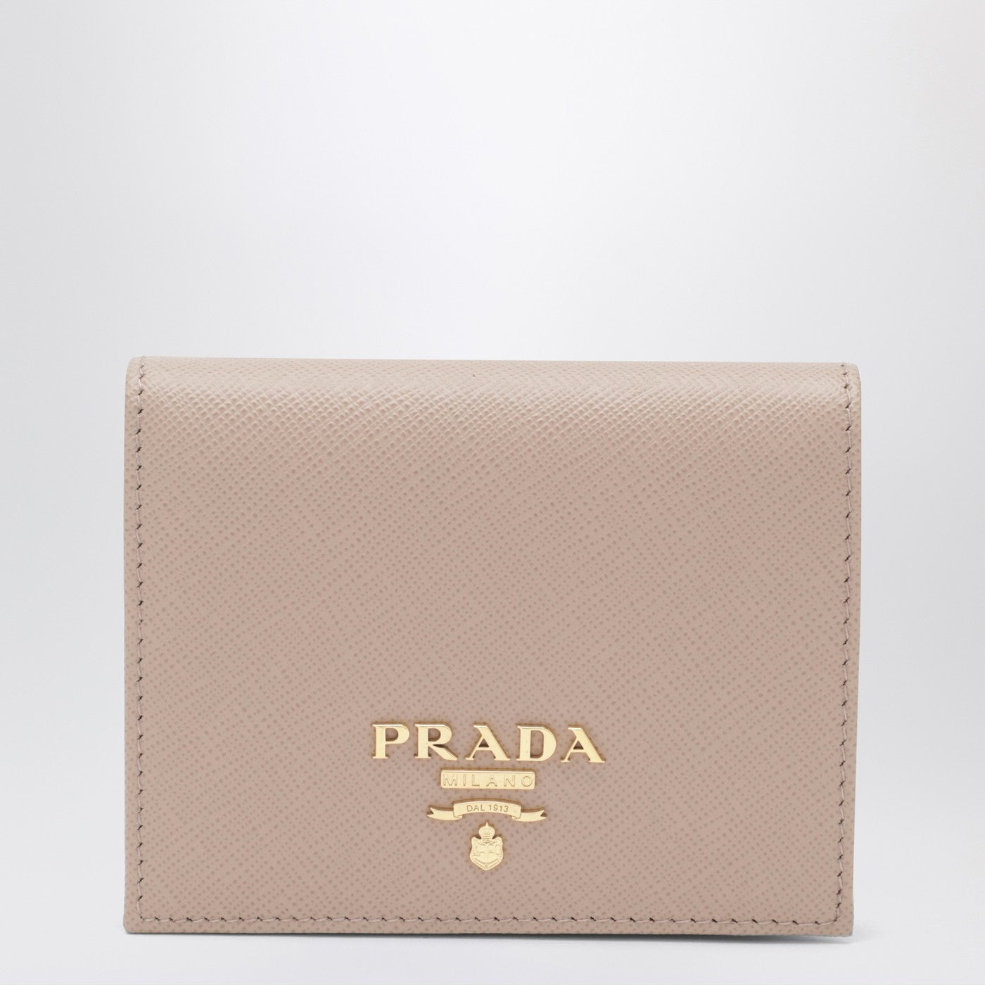 Prada Small Powder-Pink Saffiano Wallet Women PRADA
