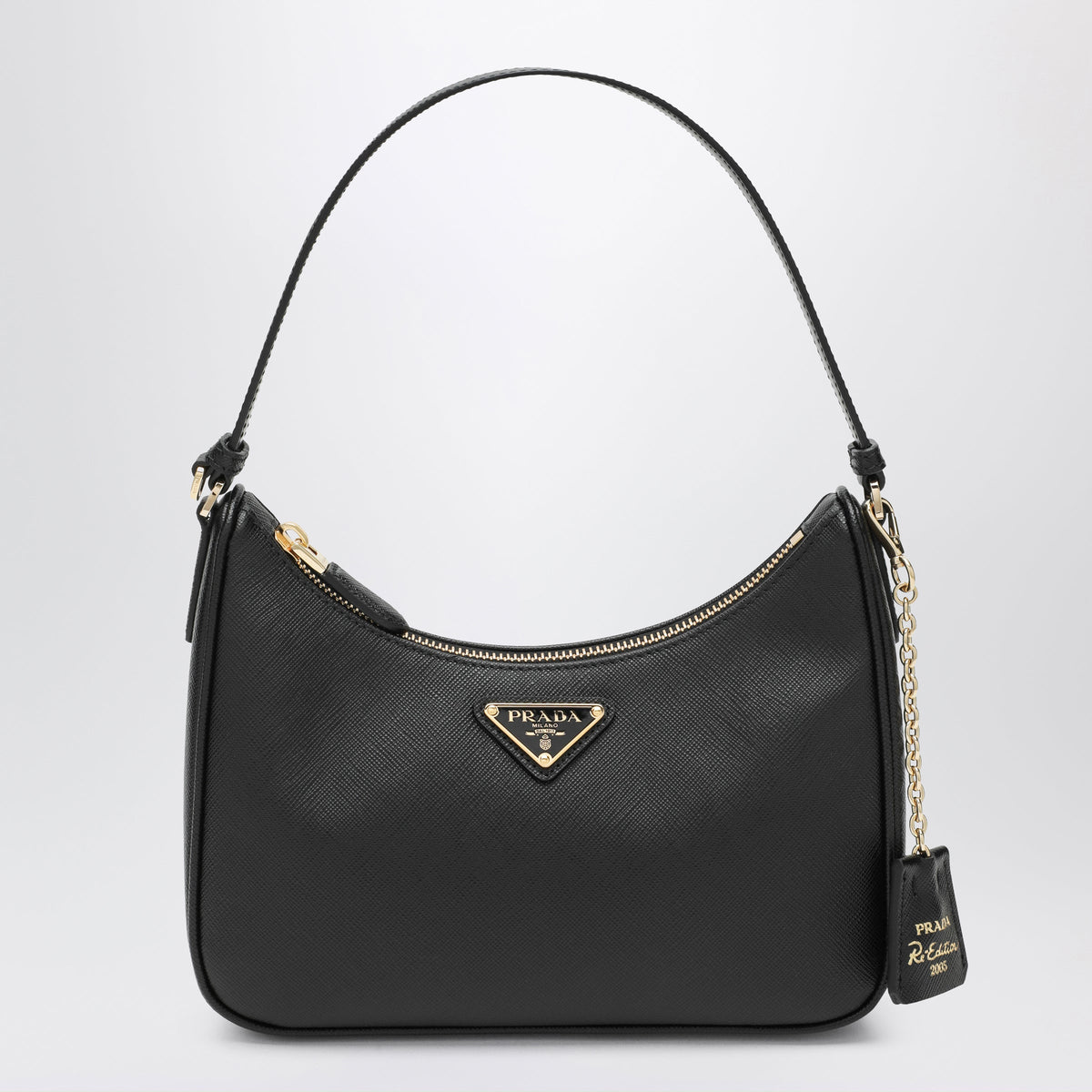 Prada Re-Edition 2005 Mini Bag In Black Saffiano Leather Women PRADA
