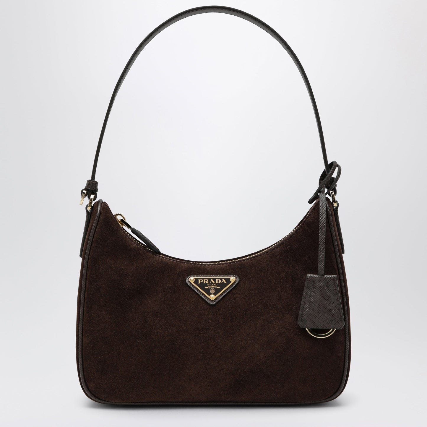 Prada Prada Re-Edition 2005 Mini Bag In Moro Suede Leather Women PRADA