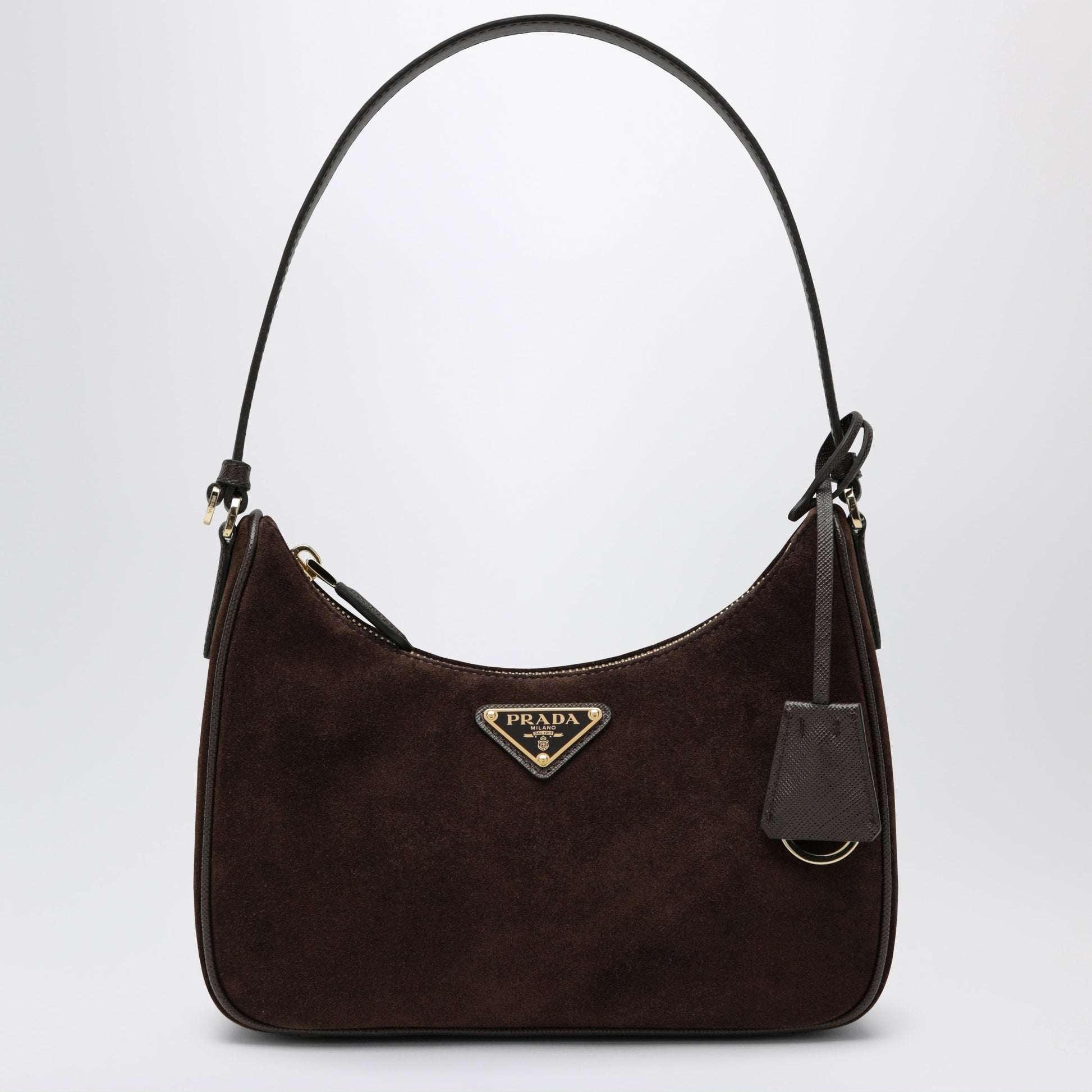 Prada Prada Re-Edition 2005 Mini Bag In Moro Suede Leather Women PRADA