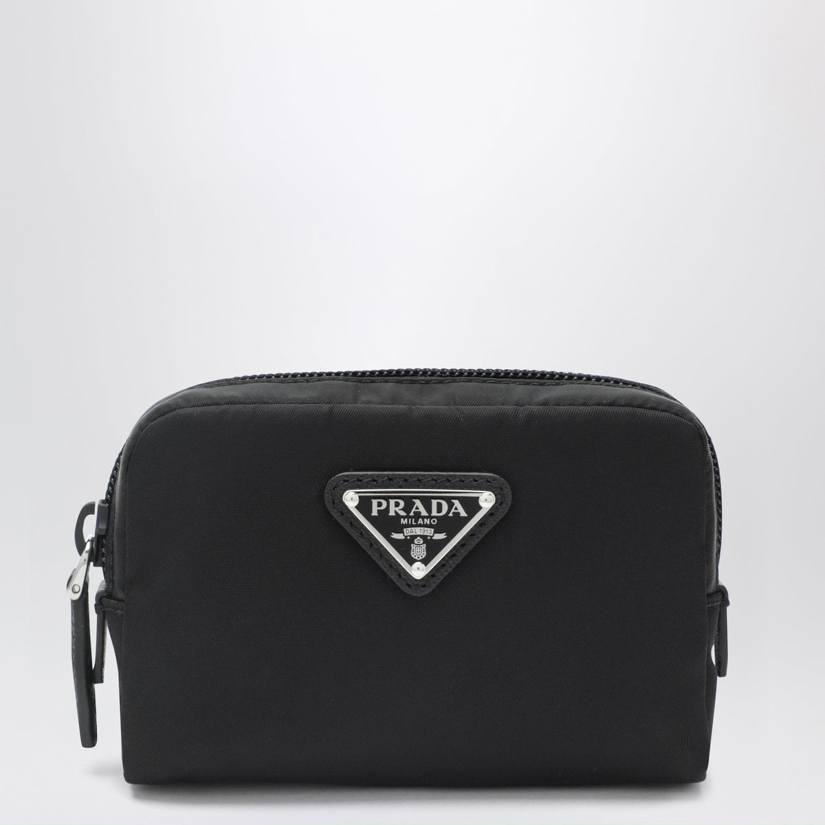 Prada Micro Necessaire In Black Re-Nylon Women PRADA