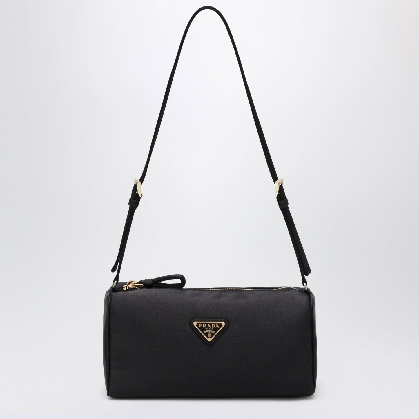 Prada Black Satin Pouch Women PRADA