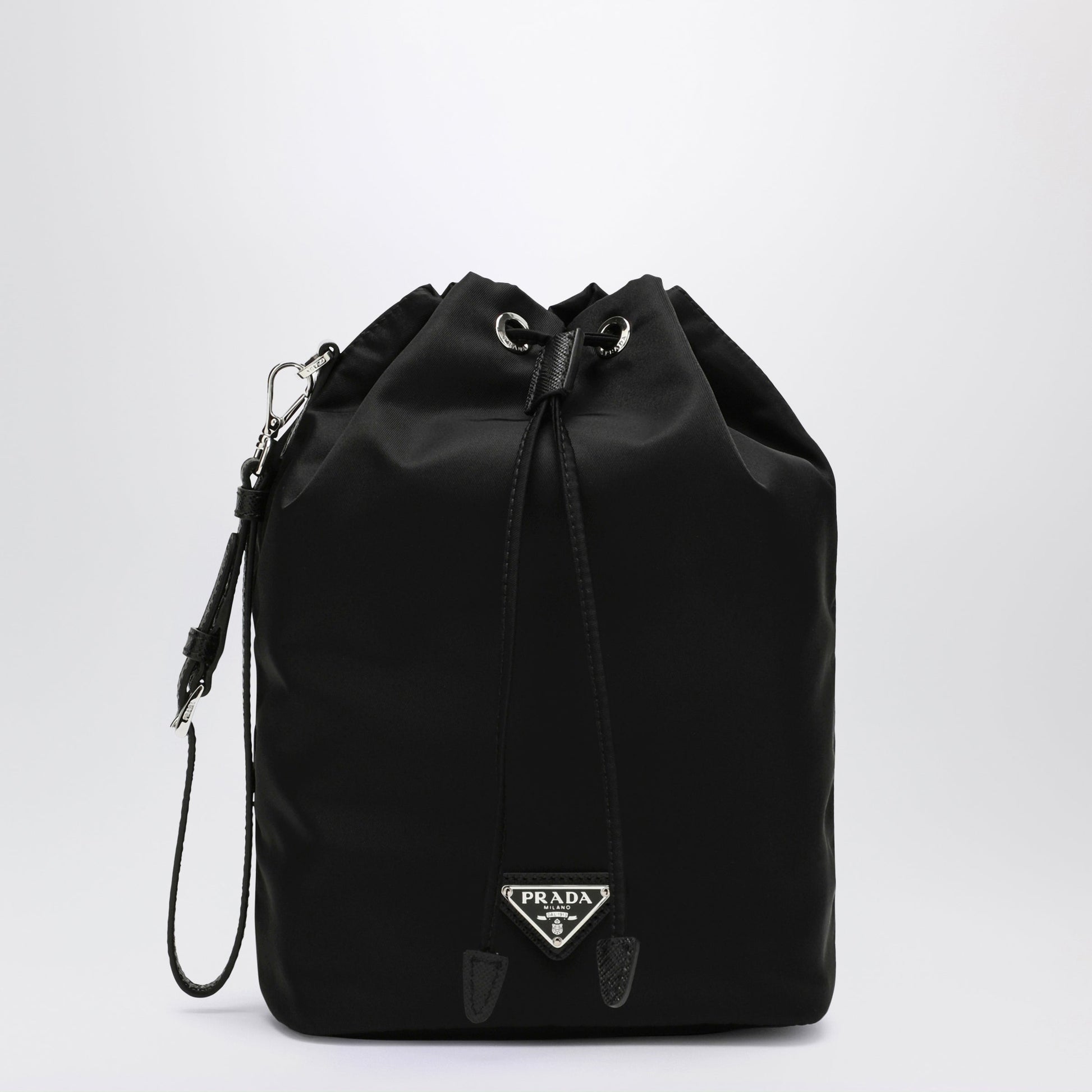 Prada Black Pouch In Re-Nylon Women PRADA