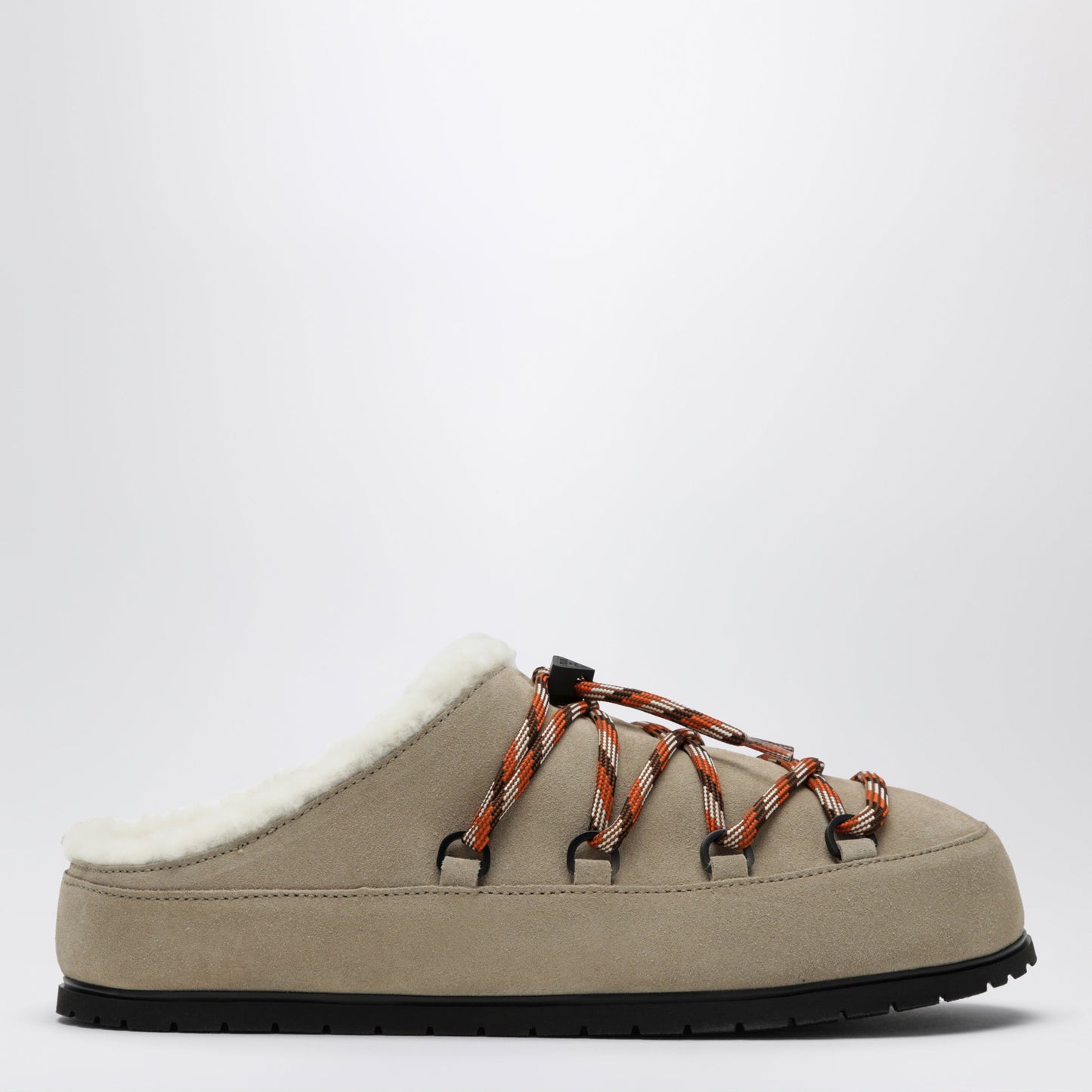 Prada Desert Suede Clogs With Braided Laces Women PRADA