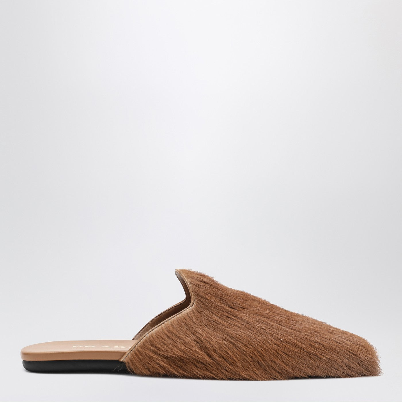 Prada Sandy Hairy-Effect Sabot Women PRADA