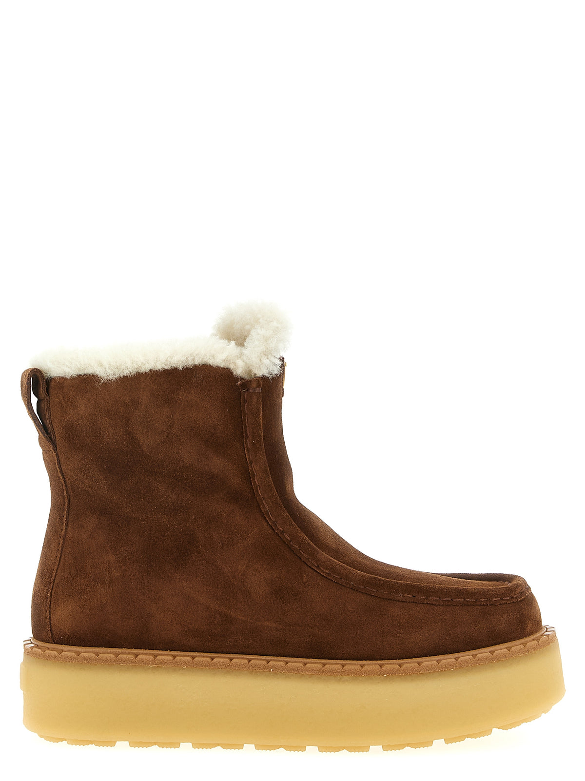 Prada Women Suede Ankle Boots PRADA