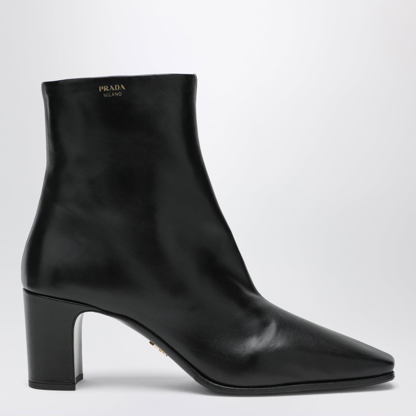 Prada Black Calfskin Ankle Boots Women PRADA