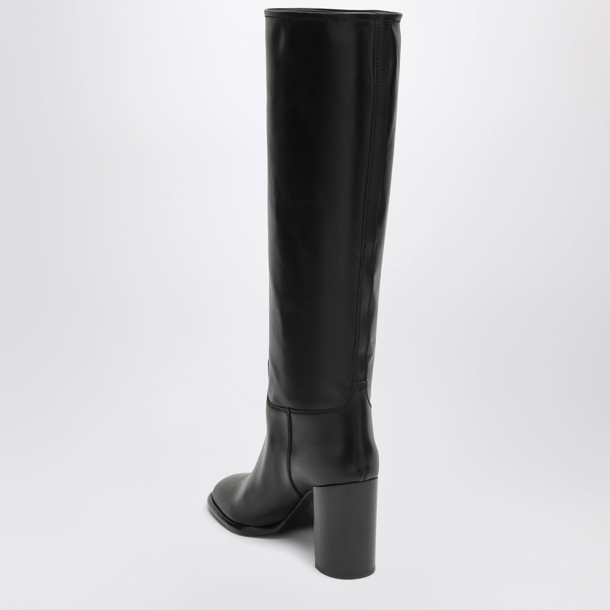 Prada Black Leather Boots Women PRADA
