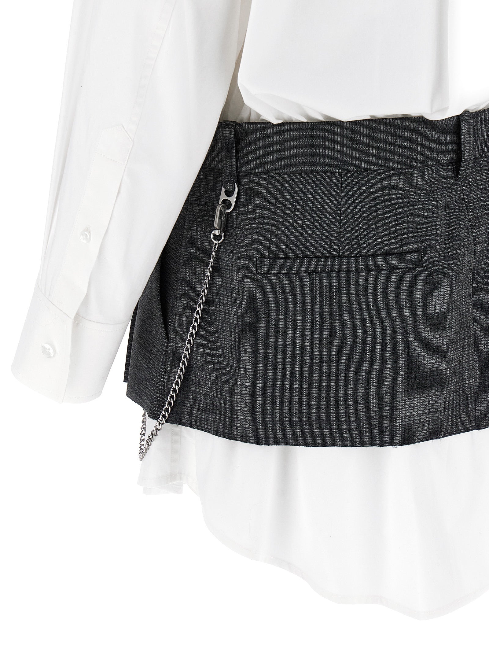 Alexander Wang Women 'Pre-Styled Shirt Dress W Chain' Dress ALEXANDER WANG